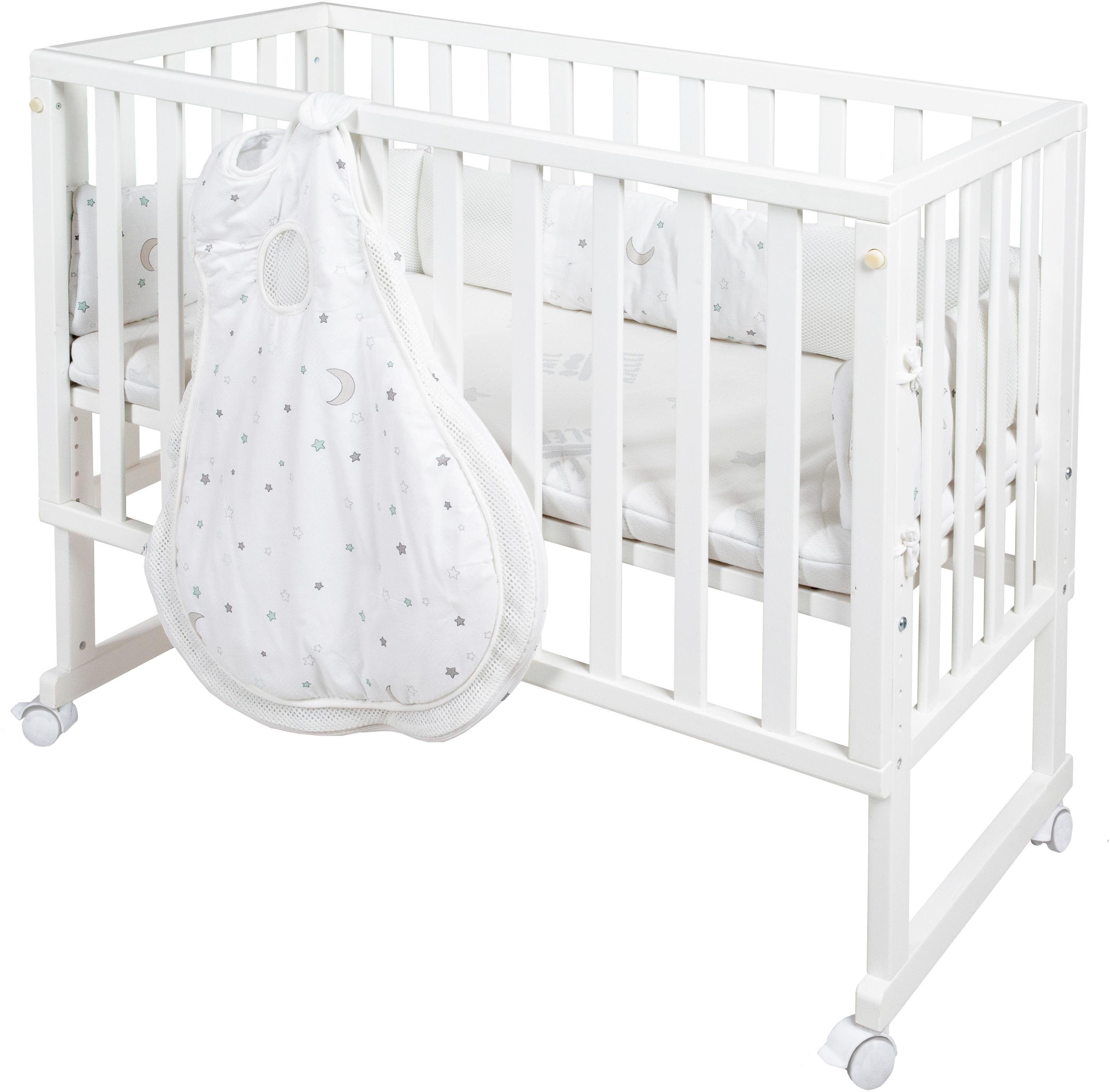 roba® Stubenbett safe asleep® 3-in-1 Sternenzauber, 4-tlg.