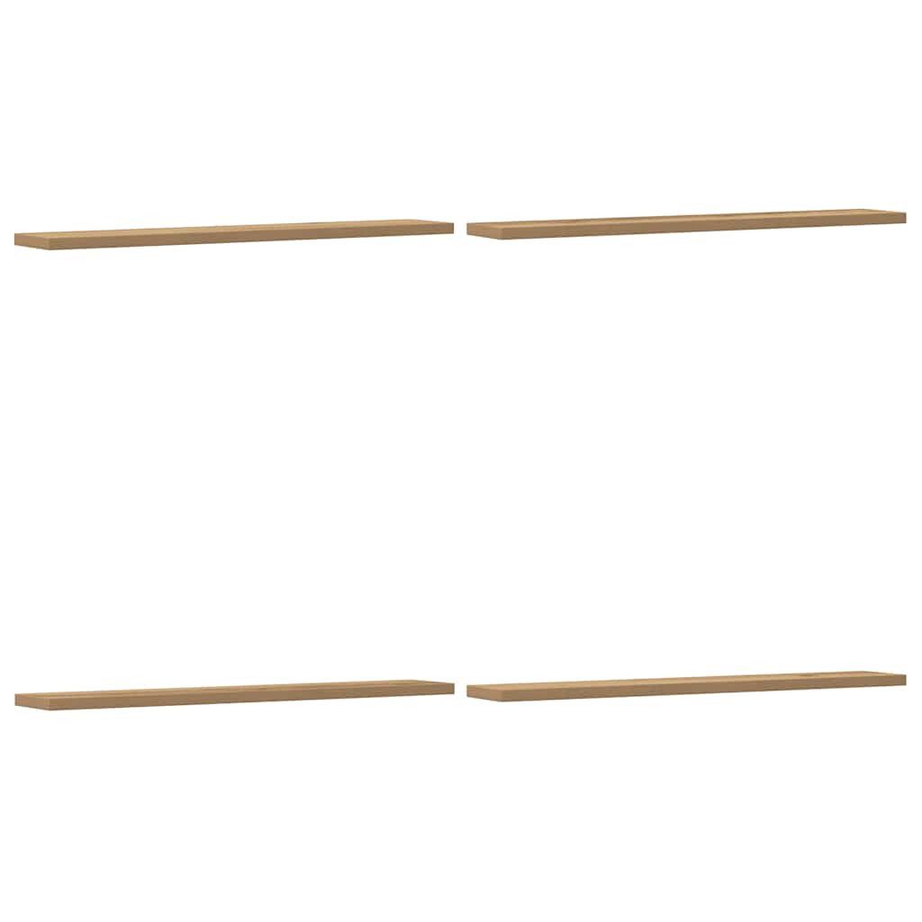 vidaXL Regal Wandregale 4 Stk. Artisan-Eiche 60x20x1,5 cm Holzwerkstoff, 4-tlg.