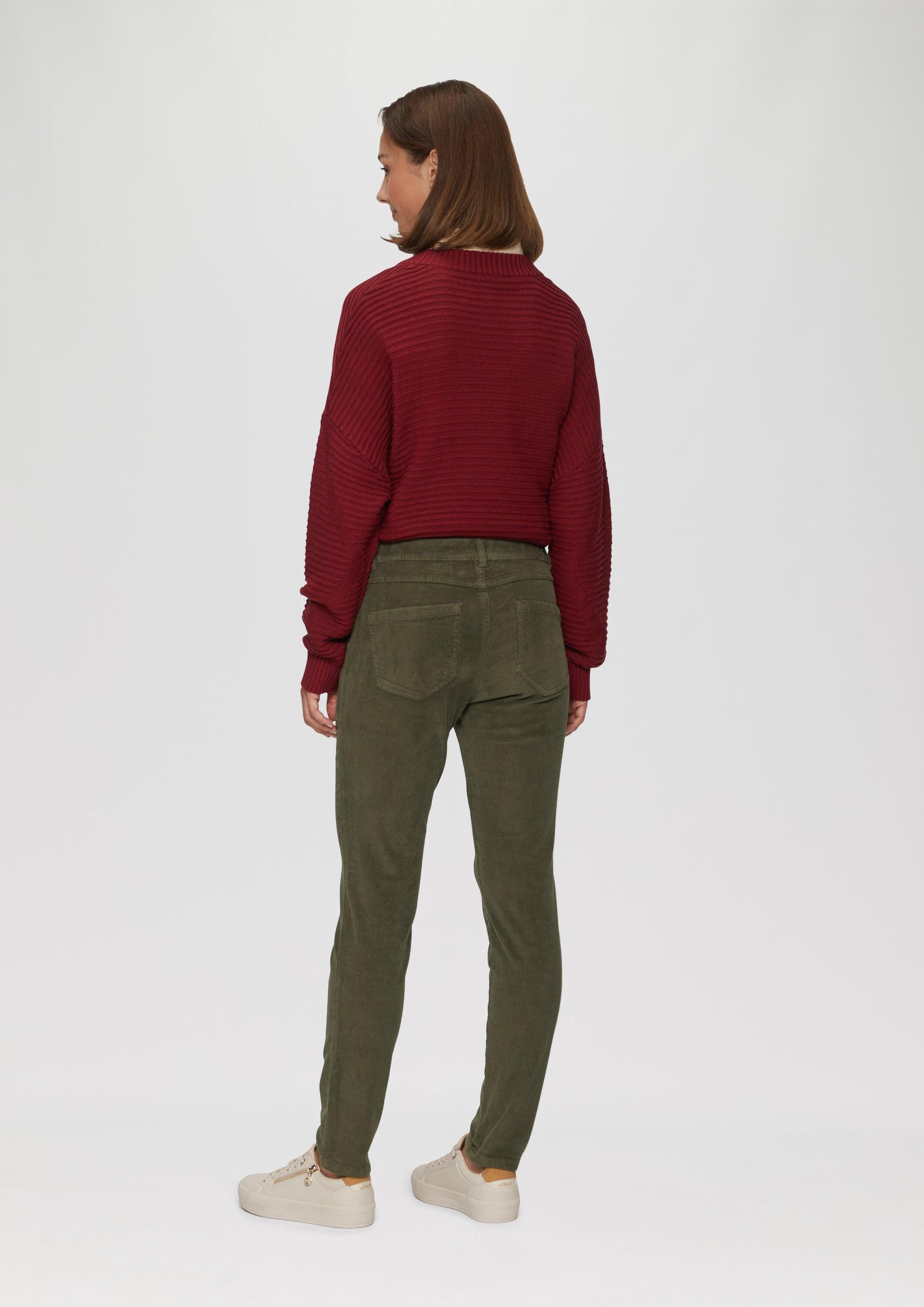 s.Oliver Chinos Hose BETSY Schmal geschnittene Cordhose