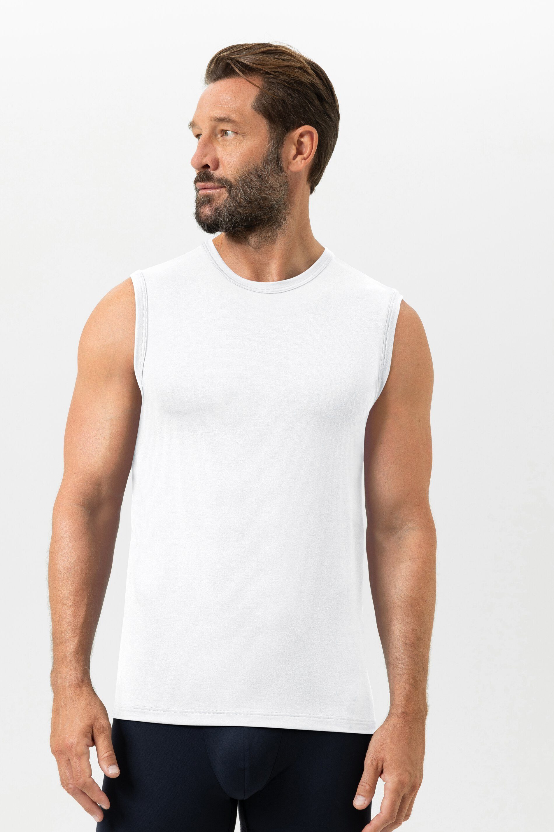 Mey Unterziehshirt Mey Muscle Shirt Serie Iconic Modal Uni (1-St) Modernes zeitloses Unterhemd, Modal und Coolmax®-Technologie