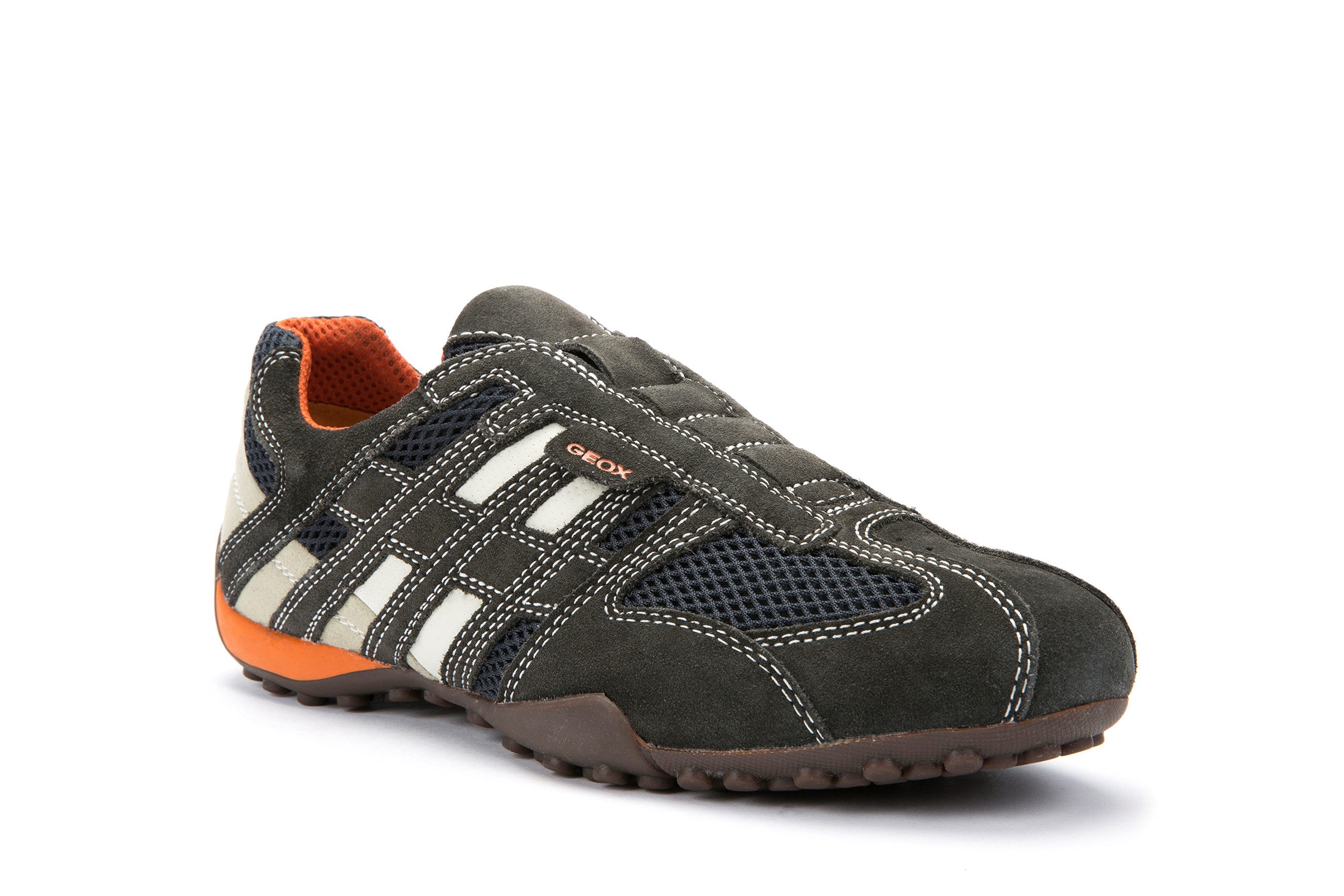 Geox U SNAKE Slip-On Sneaker Freizeitschuh, Slipper mit Geox Spezial Membran