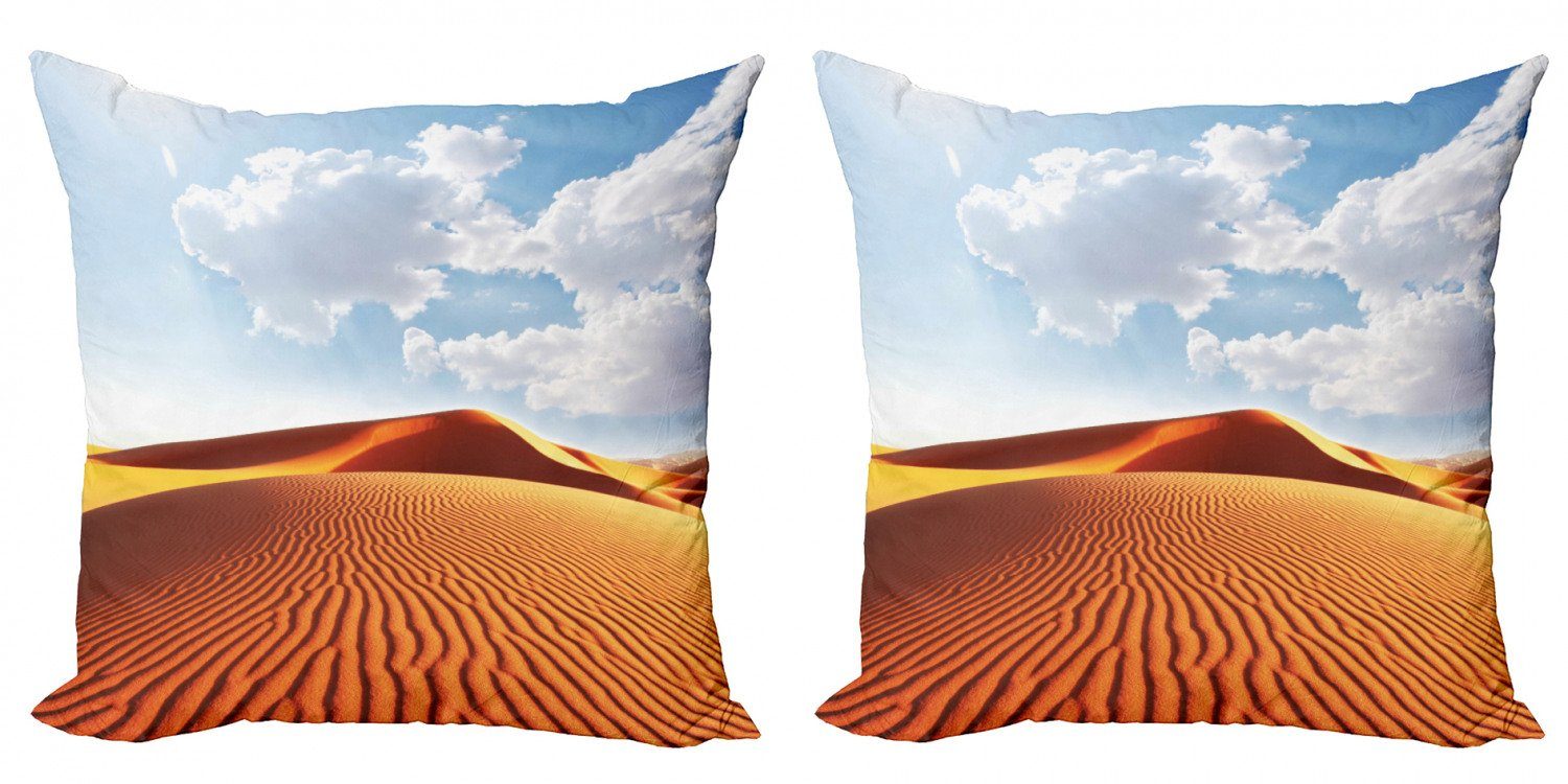 Kissenbezüge Modern Accent Doppelseitiger Digitaldruck, Abakuhaus (2 Stück), Wüste Landschaft mit Dünen