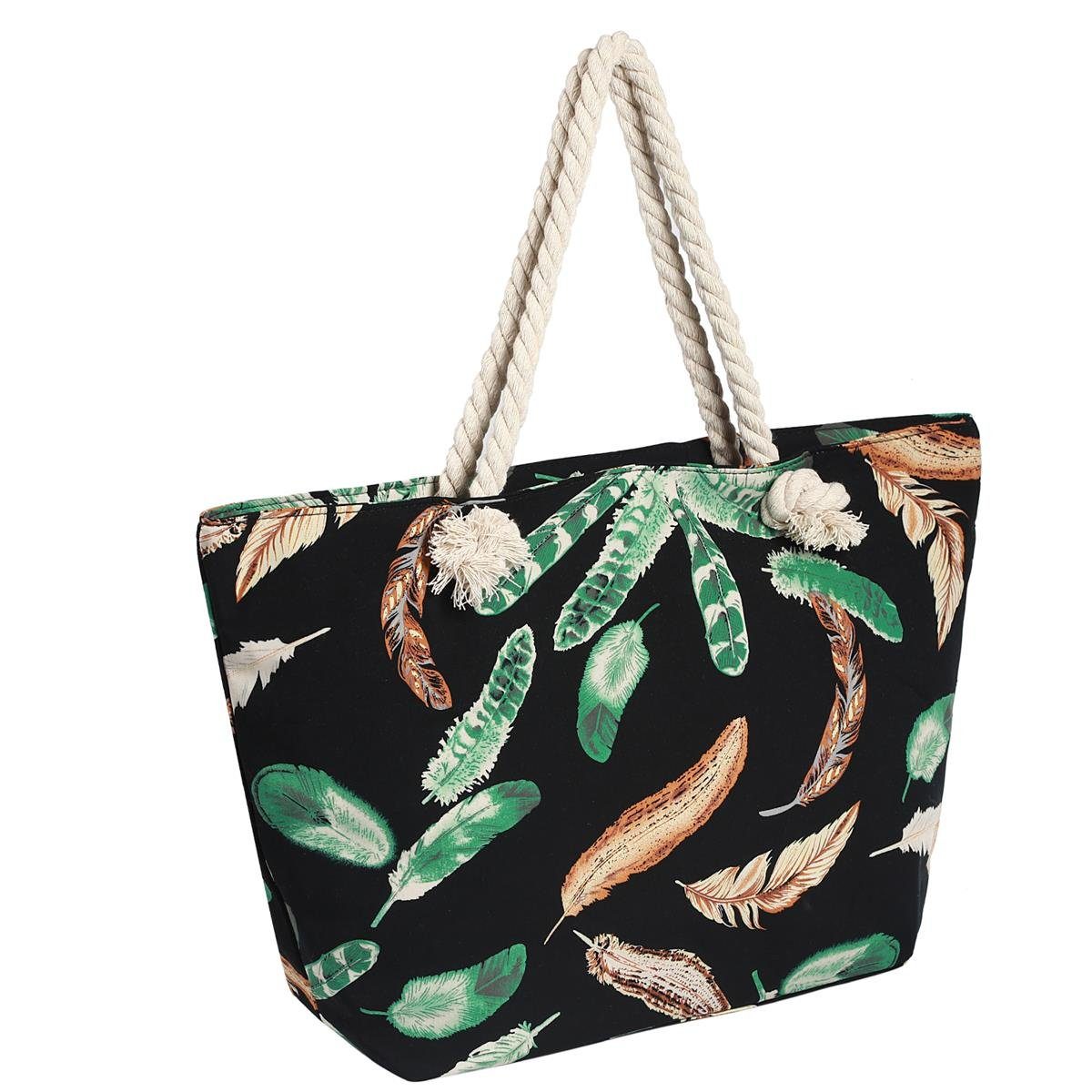 DonDon Strandtasche Shopper wasserabweisende Tasche (2-tlg), günstig online kaufen