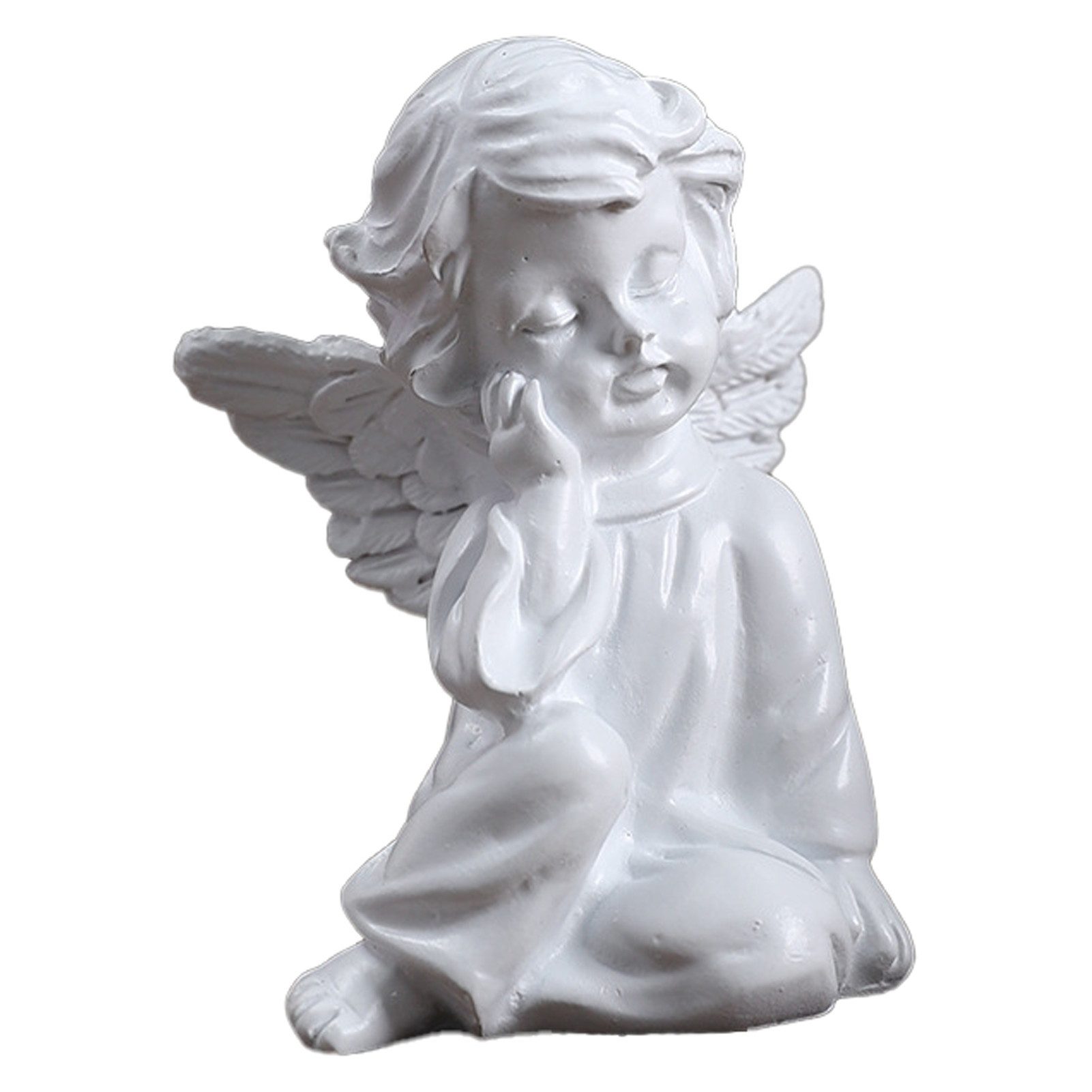 Jumpeak Engelfigur Dekorative Figuren, Weißer Engel Ornament, Betender Enge günstig online kaufen