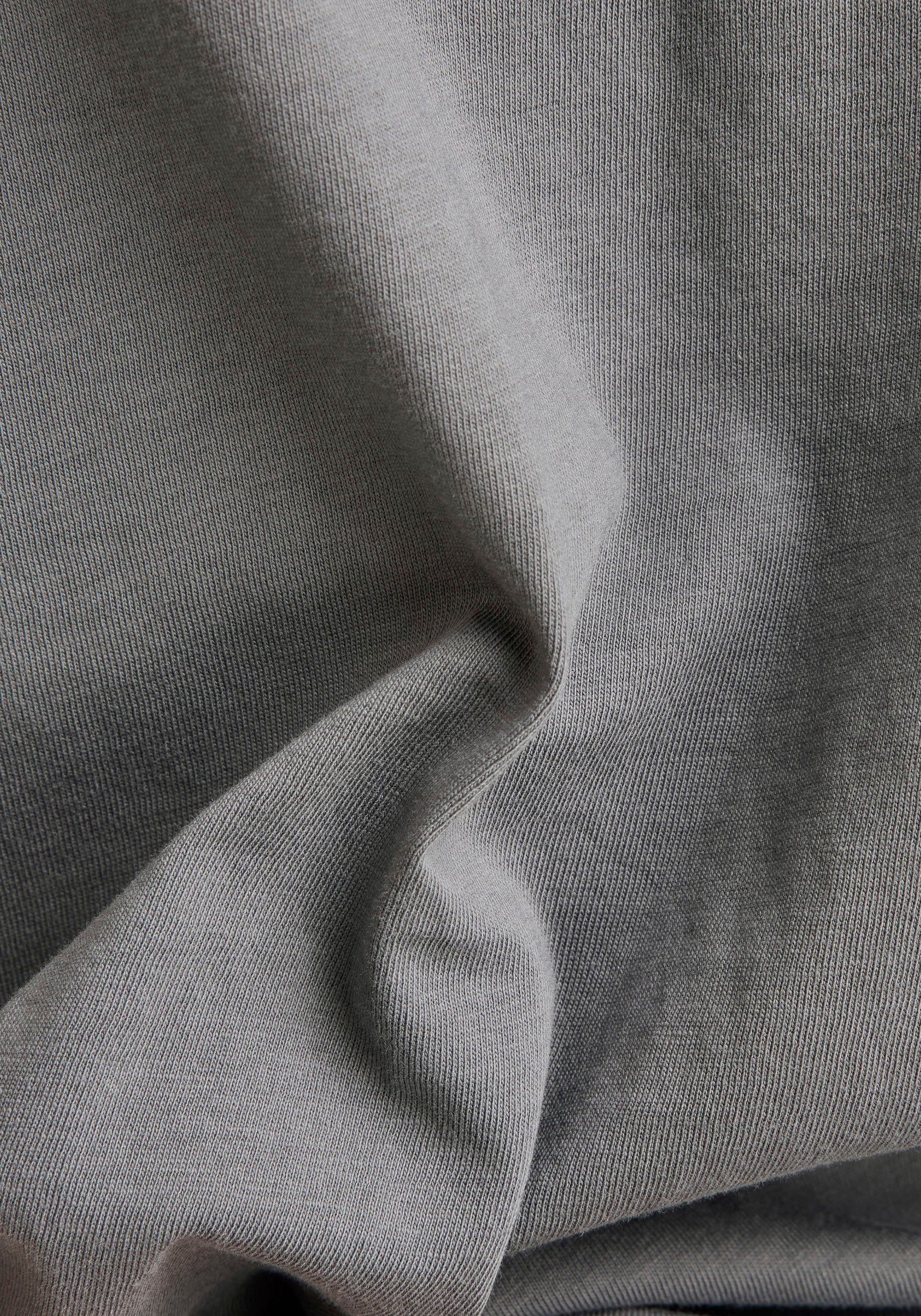Stitching granite T-Shirt Lash Logo G-Star mit RAW kleinem