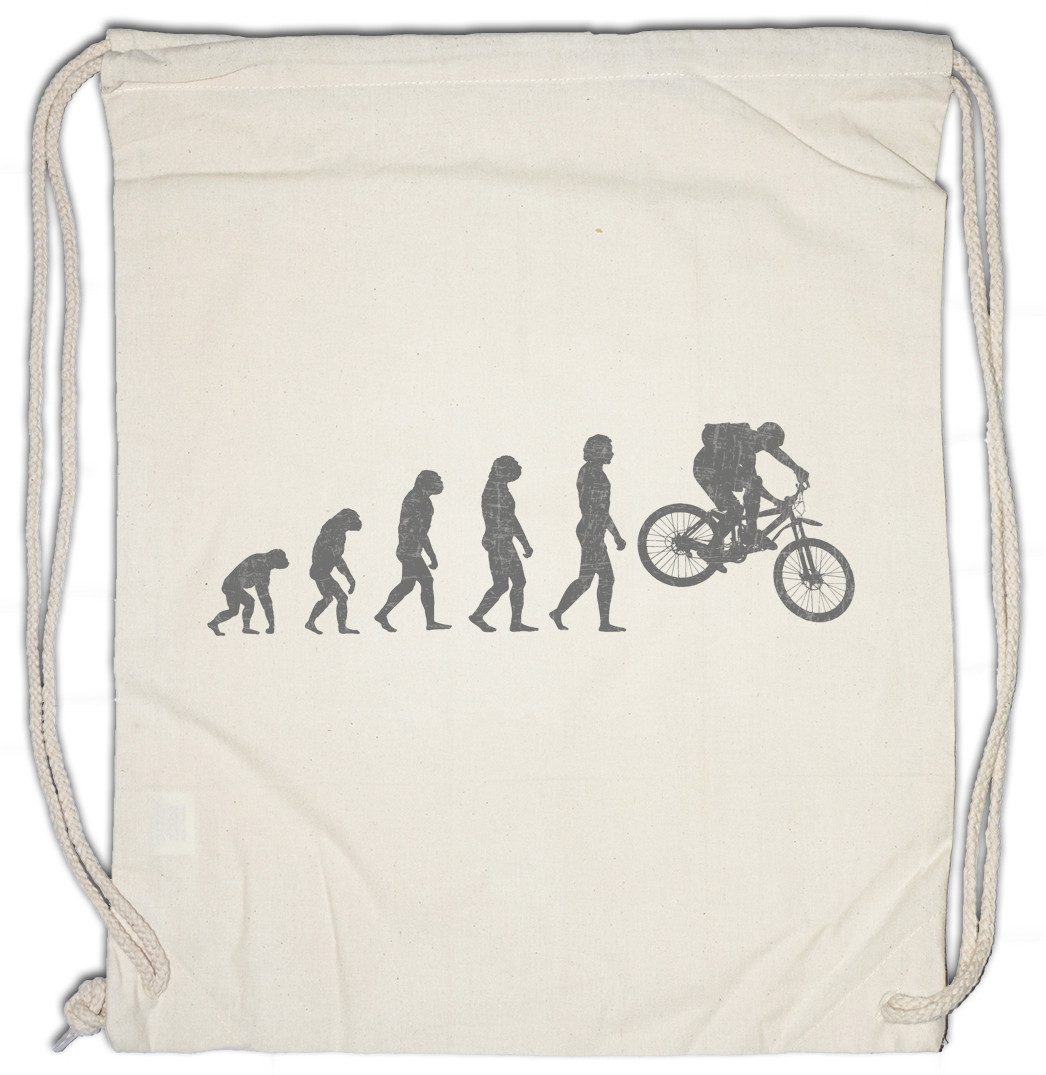 Urban Backwoods Turnbeutel Bycycle Evolution Turnbeutel Rennrad Fahrradfahrer Fahrrad Mountain (1-tlg), Bike Radrennen Tour Cross