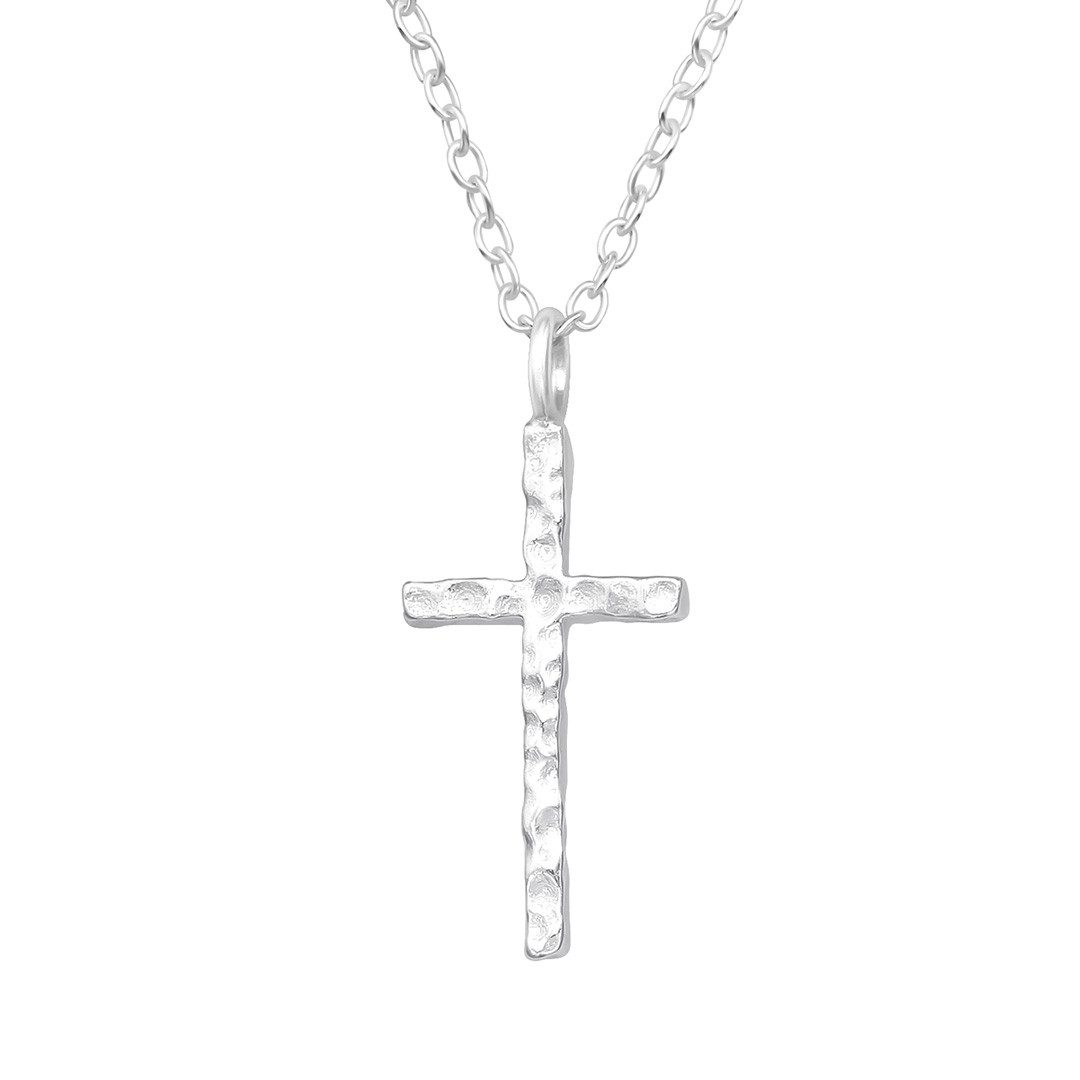 Order & Smile Schmuck Kreuzkette Kette Kreuz: Halskette aus 925er Silber, g günstig online kaufen