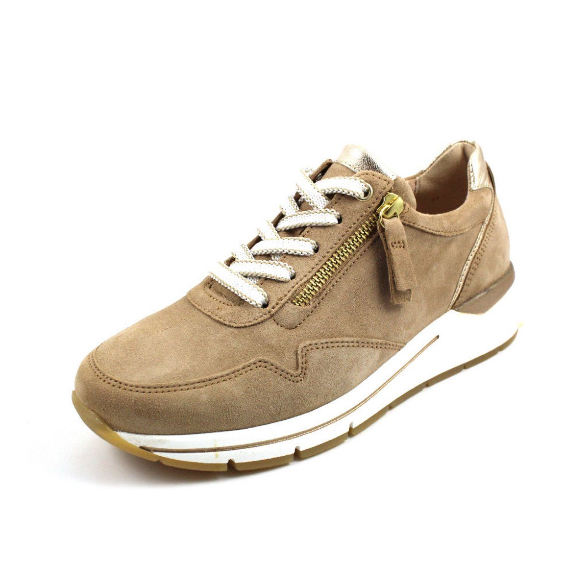 Beige braun Gabor Sneaker (1-tlg) (sand.muschel.gold)