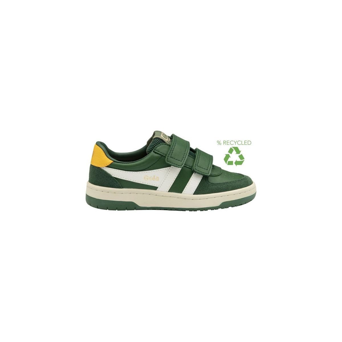 Gola Hawk Strap Sneaker Kids Outdoorschuh Stilvolle Retro-Sneaker für Kinder mit 80% recyceltem Material und