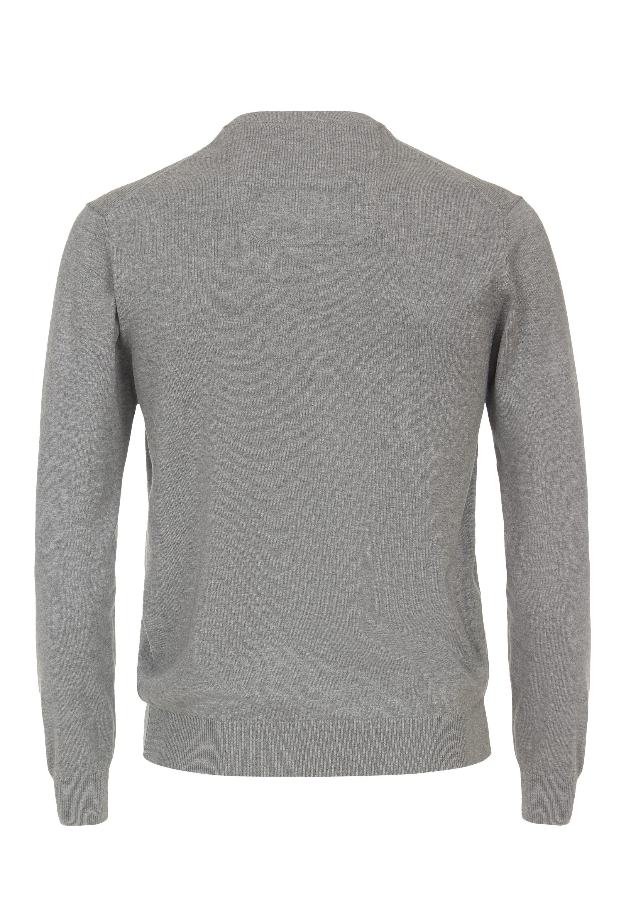 CASAMODA V-Ausschnitt-Pullover Basic (1-tlg) Pullover - Baumwolle - Atmungsaktiv - Reine Pima-Baumwolle