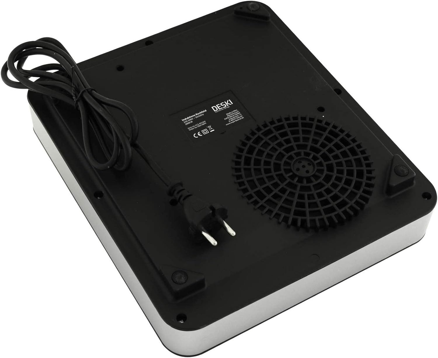DESKI Einzelkochplatte DESKI Induktionskochfeld Ø22 cm Kochplatte 2000 W