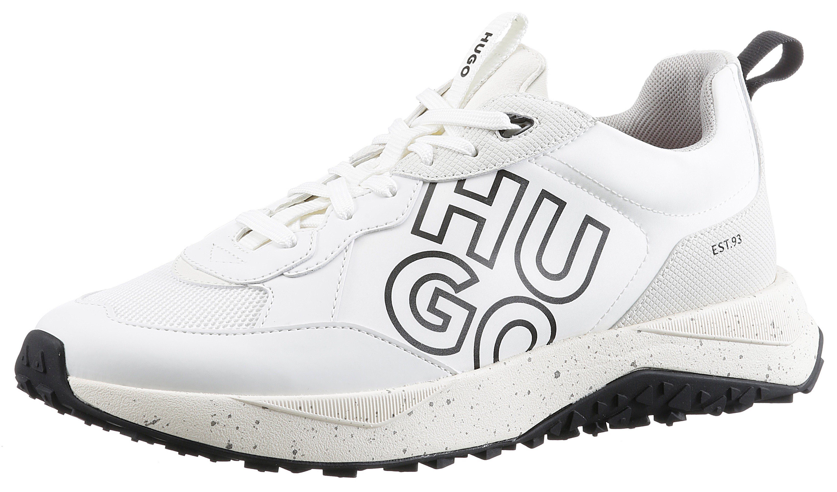 auffälligem Logoschriftzug HUGO weiß Kane_Runn Sneaker mit