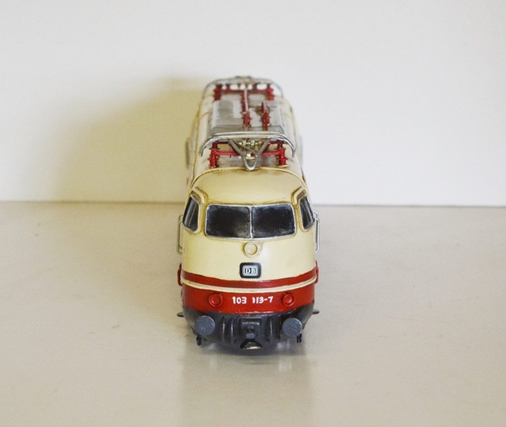 JS GartenDeko Modellbus DB-Baureihe 103 Elektrolokomotive L 40 cm Oldtimer Modelllokomotive