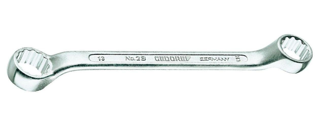 Gedore Ringschlüssel kurz, UD-Profil, mm 8x9 2 Doppelringschlüssel, B 8X9