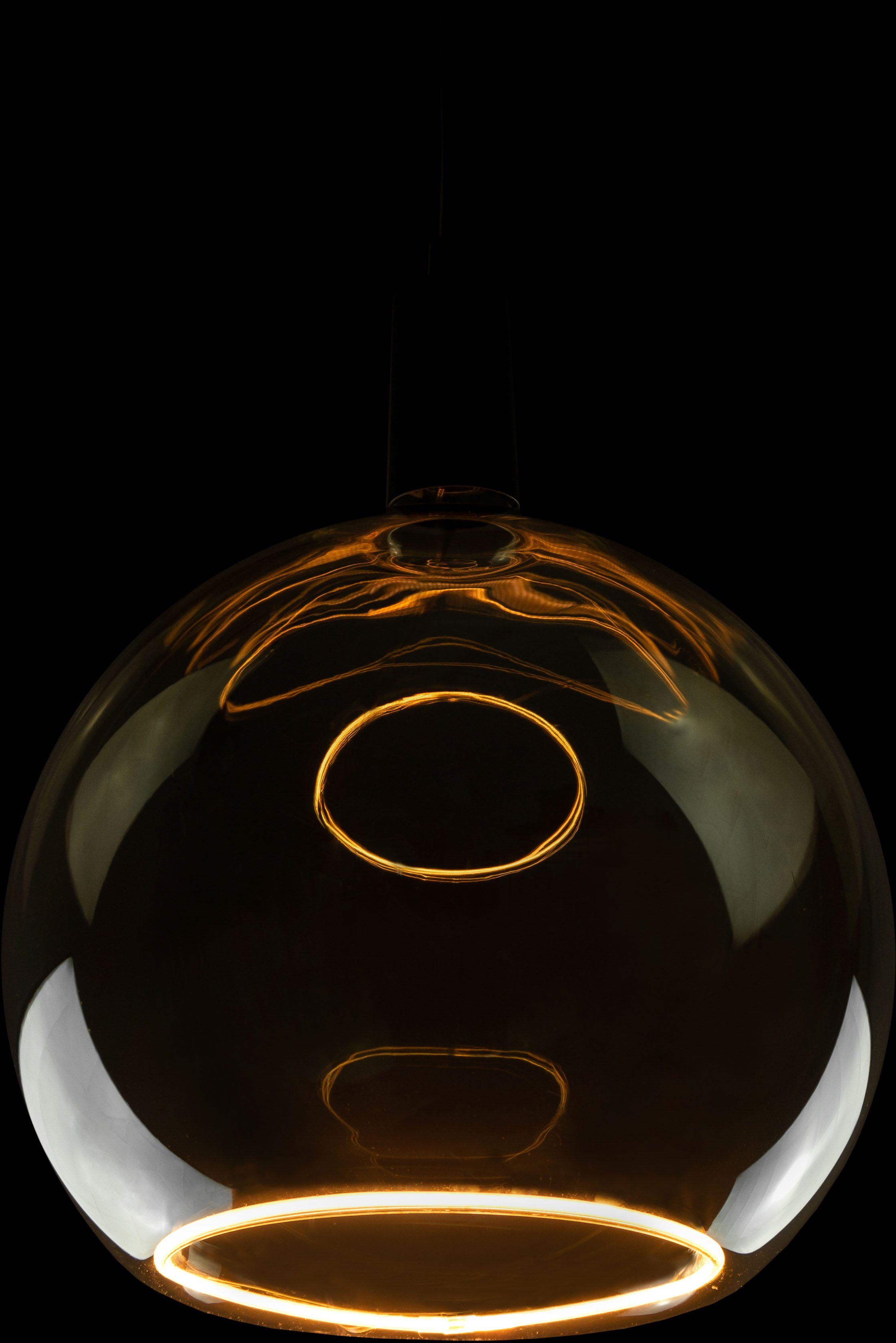 SEGULA LED-Leuchtmittel Floating, E27, 1 St., Warmweiß, dimmbar, Floating Globe 300 smokey grau, E27
