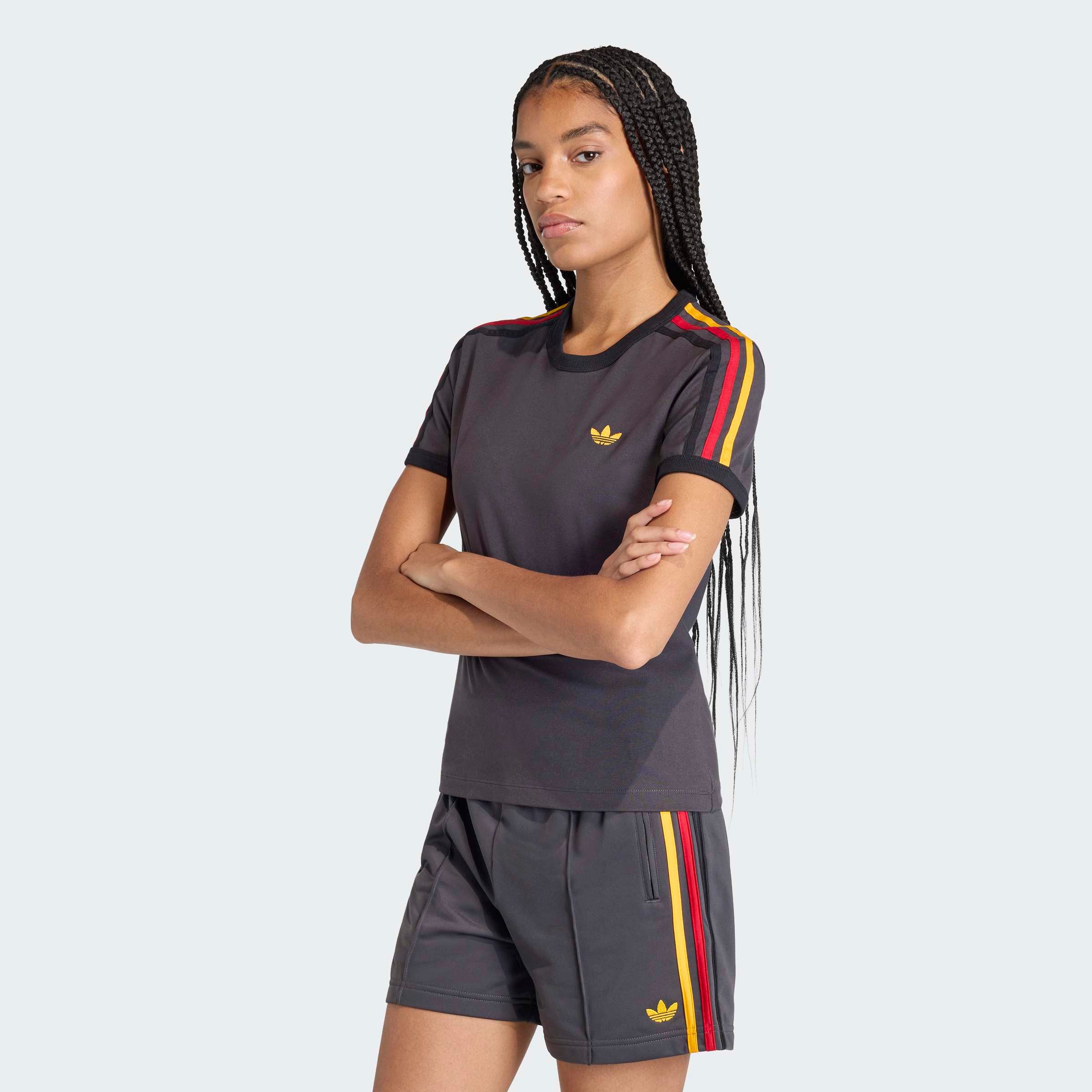 adidas Originals T-Shirt 3-STREIFEN SLIM sanft anliegende Passform, ohne Ve günstig online kaufen