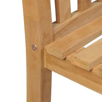 vidaXL Gartenstuhl Gartenstühle 2 Stk. Massivholz Teak (2 St)