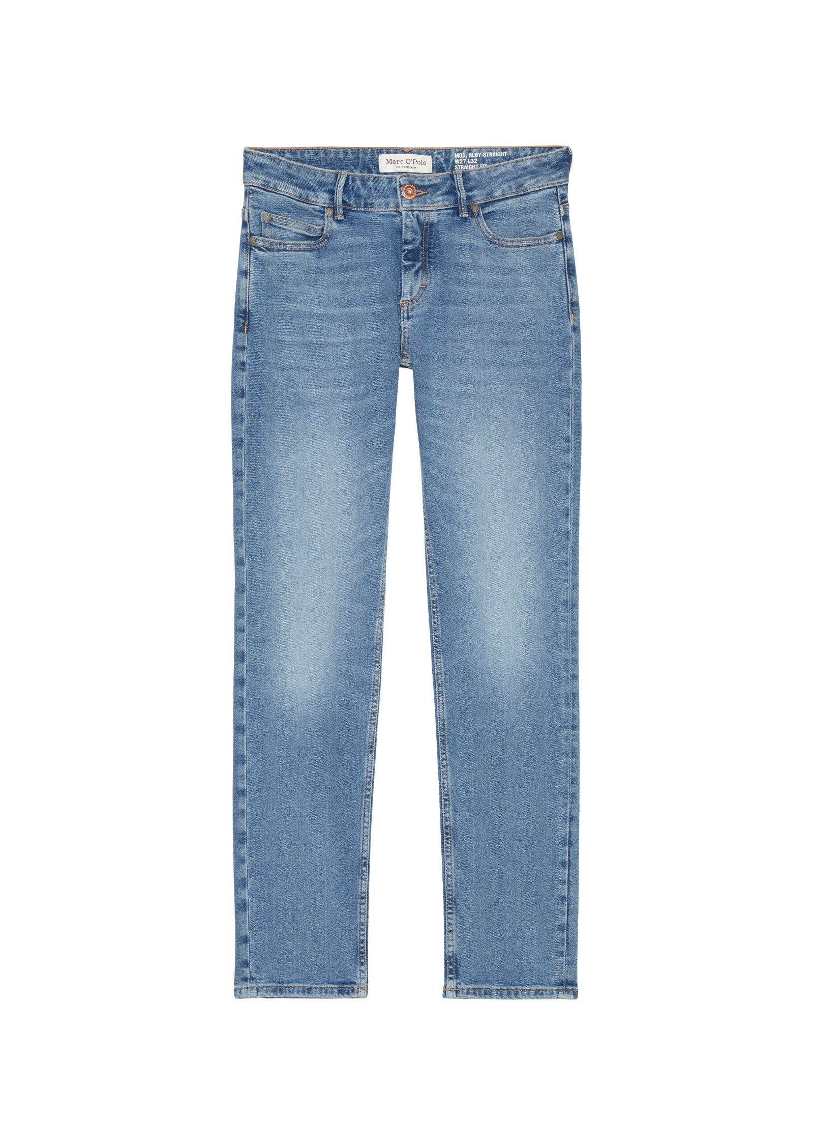 Marc O'Polo 5-Pocket-Jeans aus mittelblau Stretch Cotton Organic