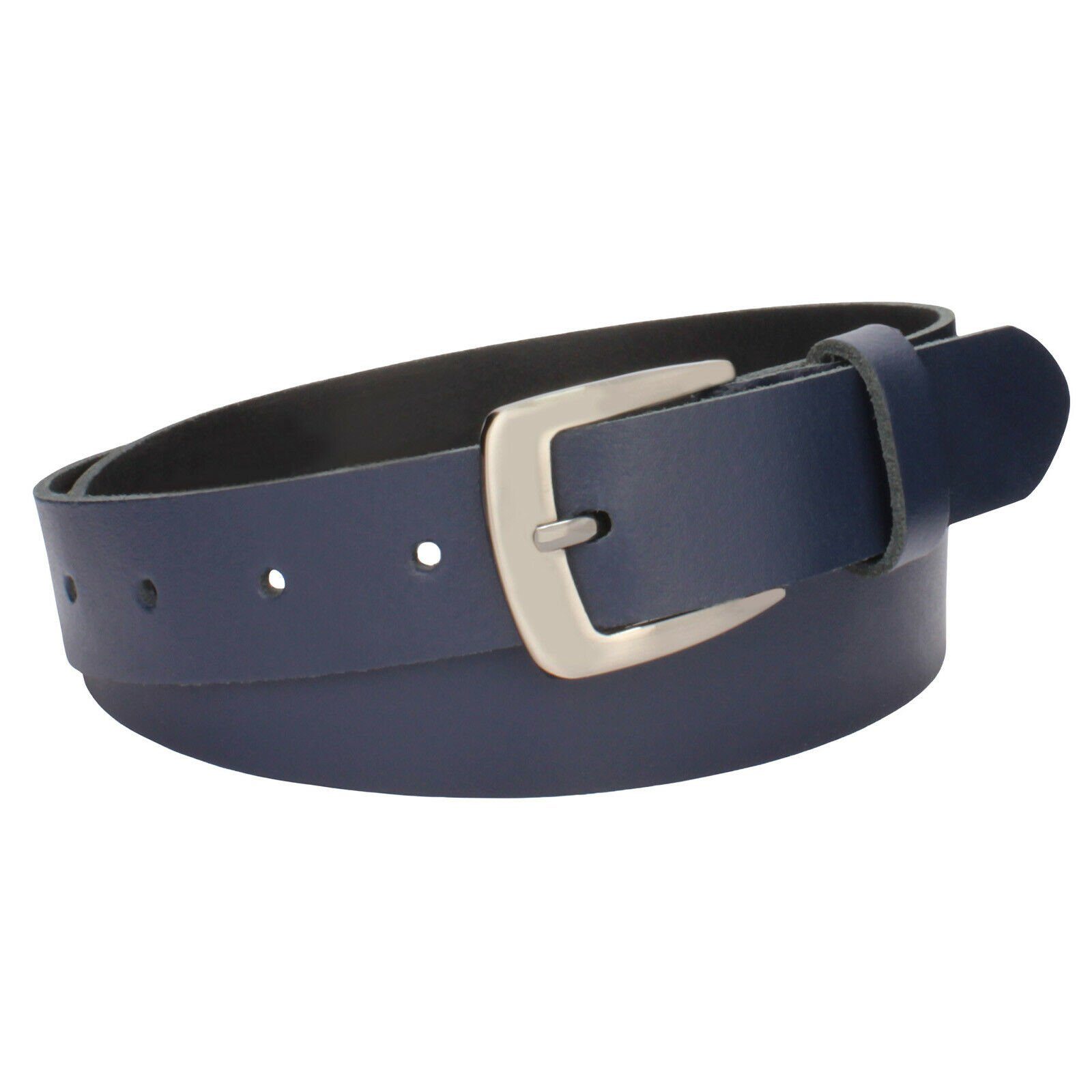 Manza Ledergürtel Gürtel Ledergürtel 3cm breit Echt Leder Jeansgürtel Unisex Kürzbar