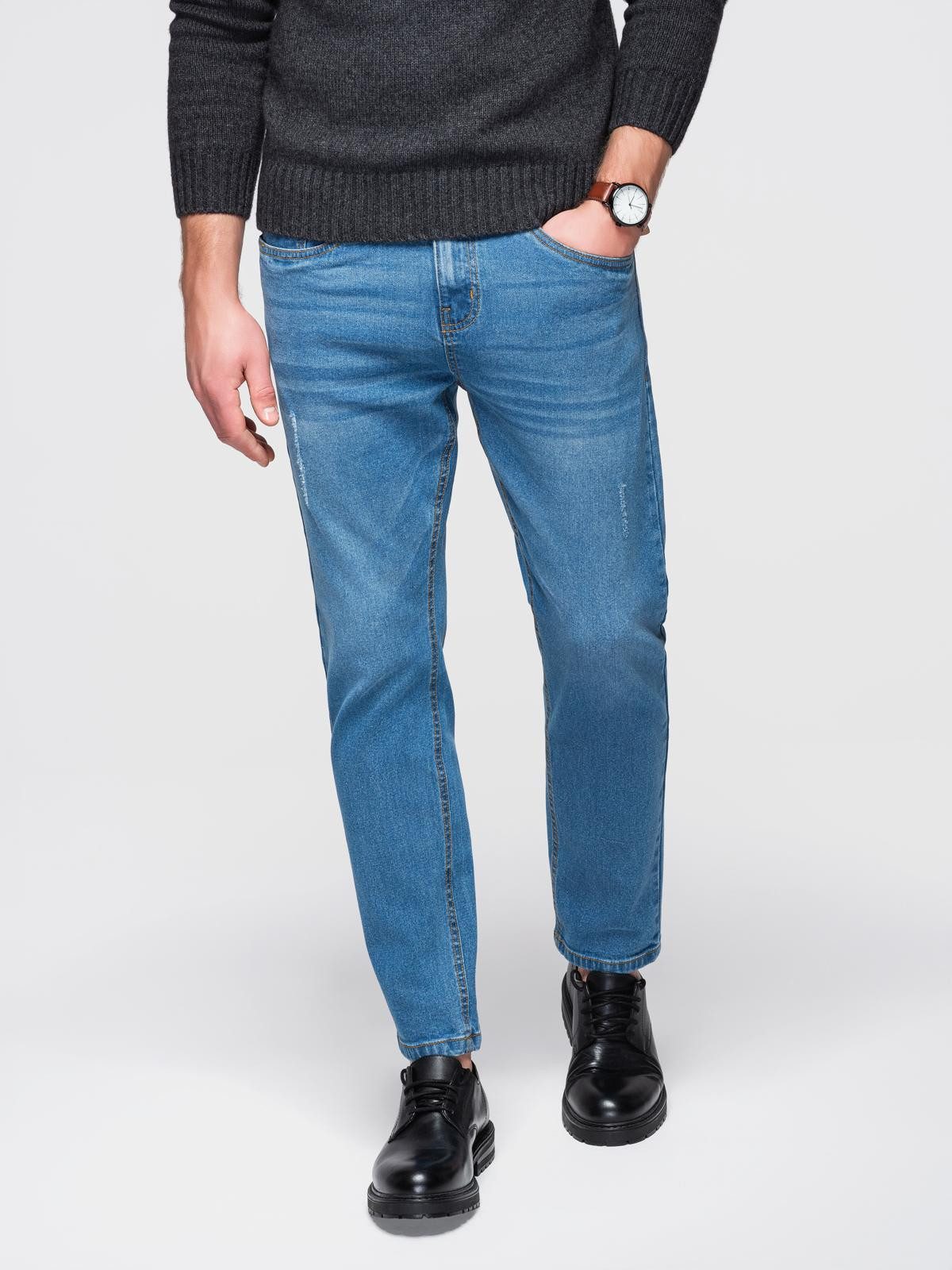 Regular-fit-Jeans Jeanshose mit Used-Effekten – REGULAR FIT