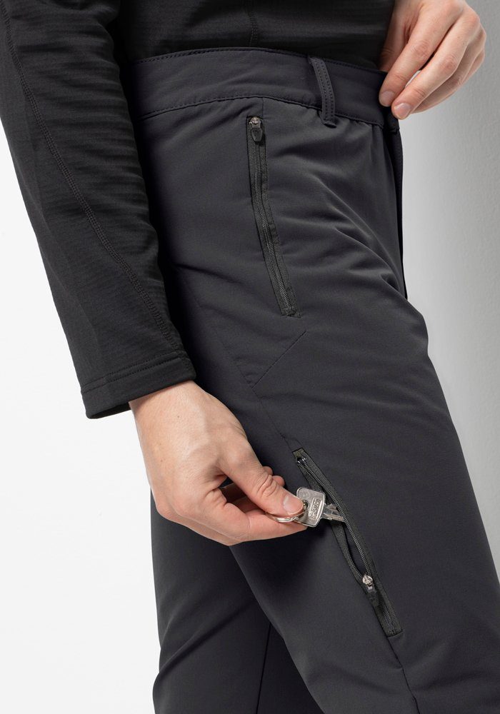 PANTS Jack ACTIVATE black Wolfskin Outdoorhose M THERMIC