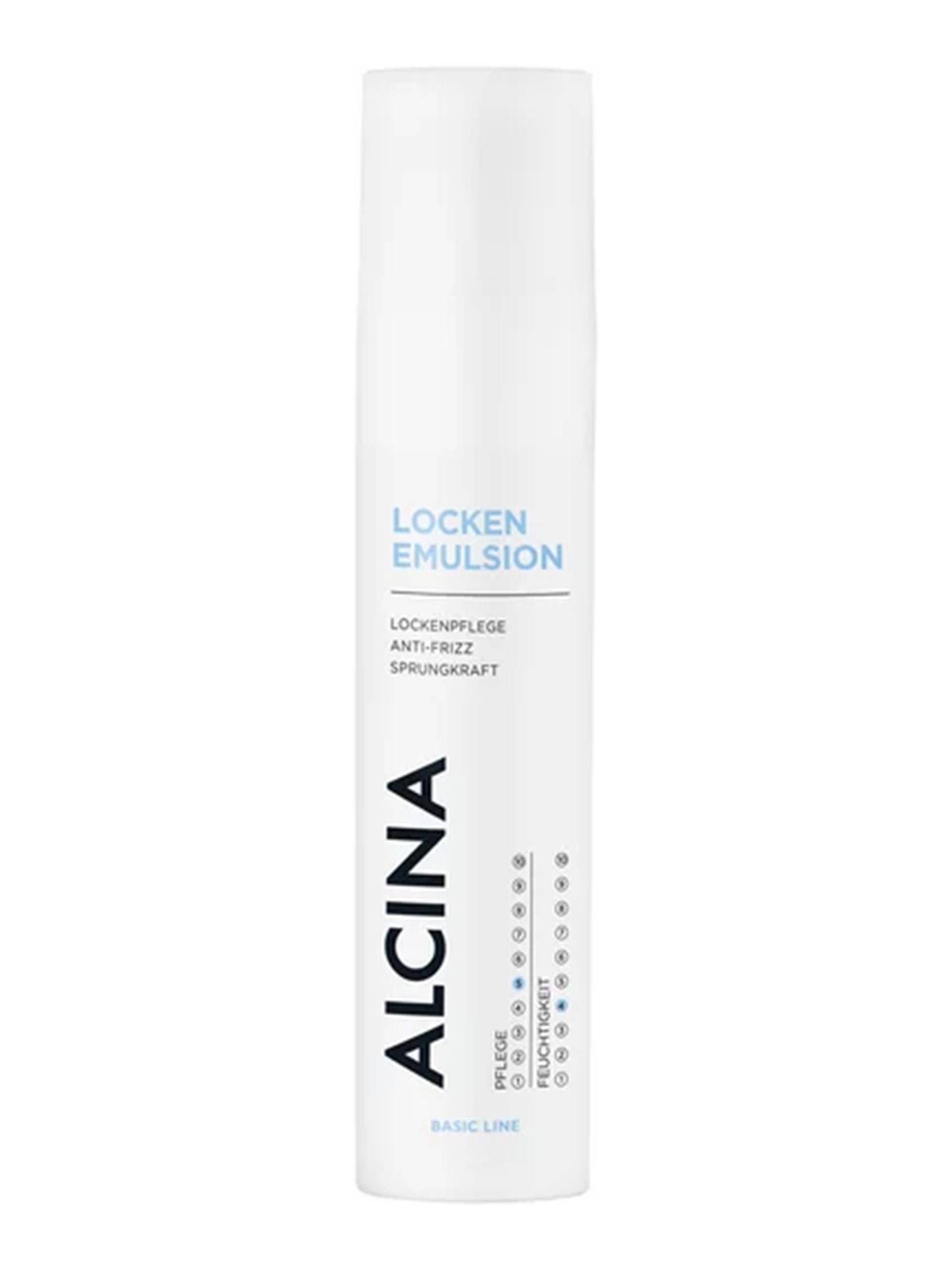 ALCINA Leave-in Pflege ALCINA Locken Emulsion 100 ml Lockenpflege mit Antifrizz und Sprungkra, Packung, reichhaltig