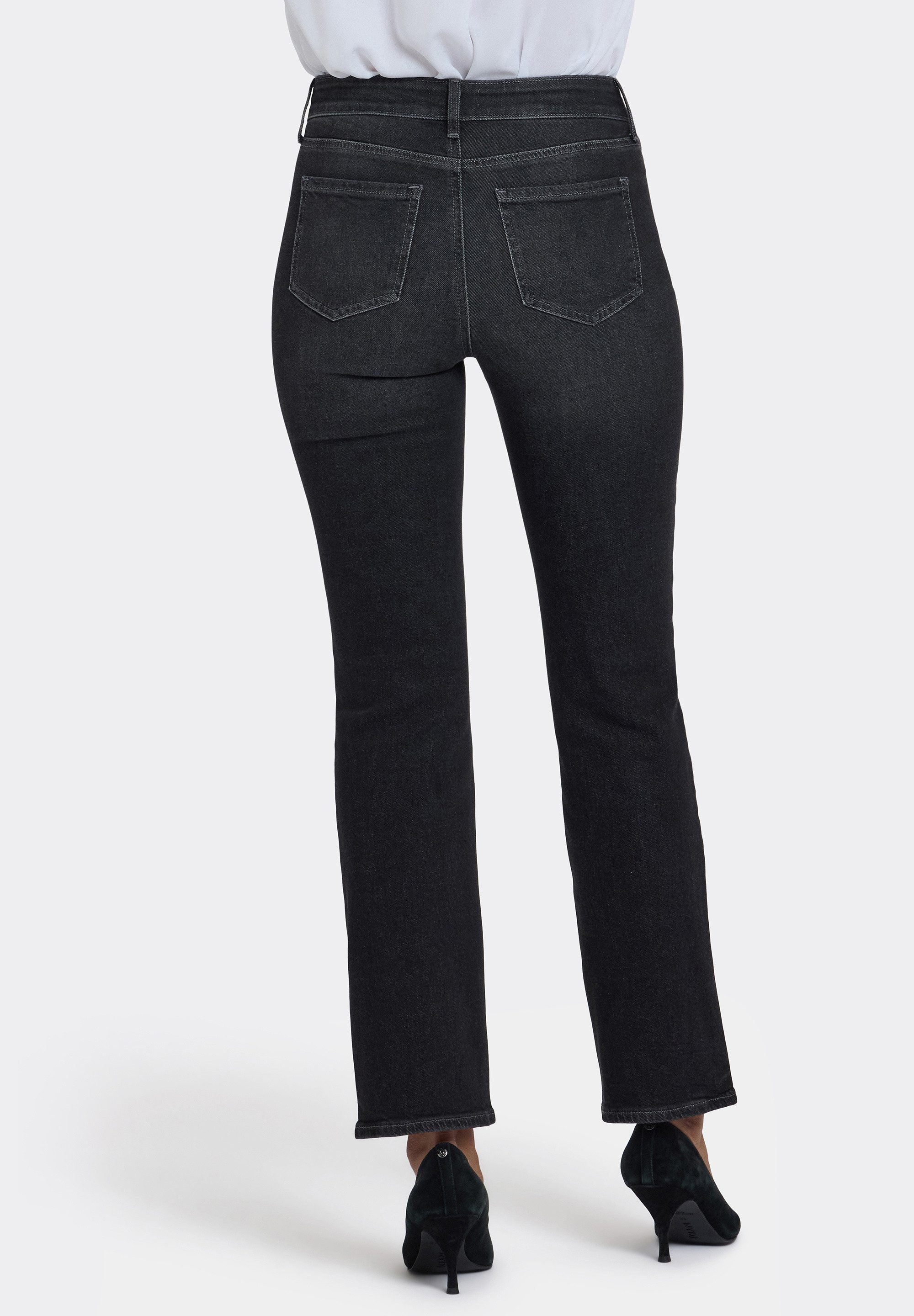 NYDJ Straight-Jeans High Rise Marilyn Straight Schlankmachende Passform