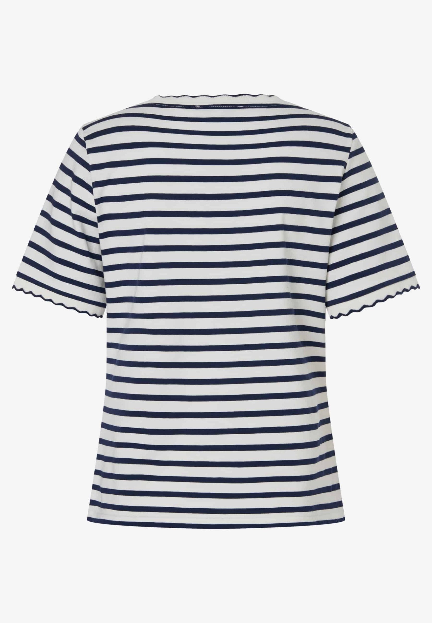 MORE&MORE T-Shirt Shirt with Weavy Rip günstig online kaufen