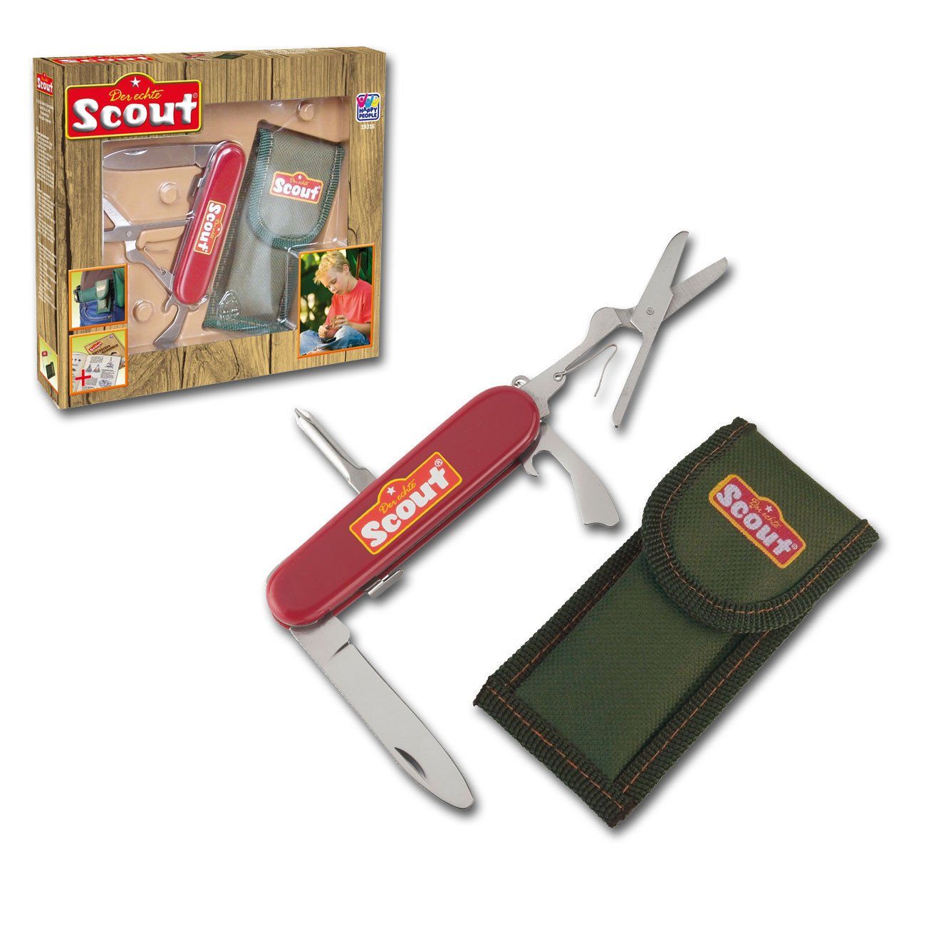 Kindertaschenmesser Messer Scout Spielzeug-Gartenset Taschenmesser Kinder Tasche Kindermesser, &