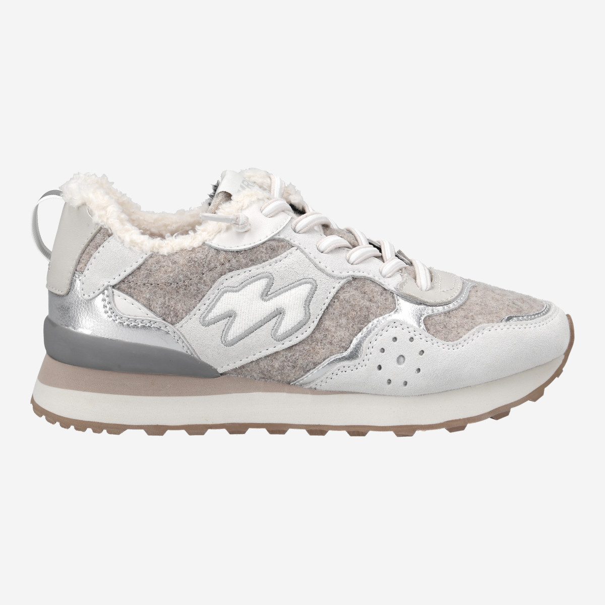 MRP MRP 47, Warmfutter, Schnürschuhe in Weiß für Damen Schnürschuh