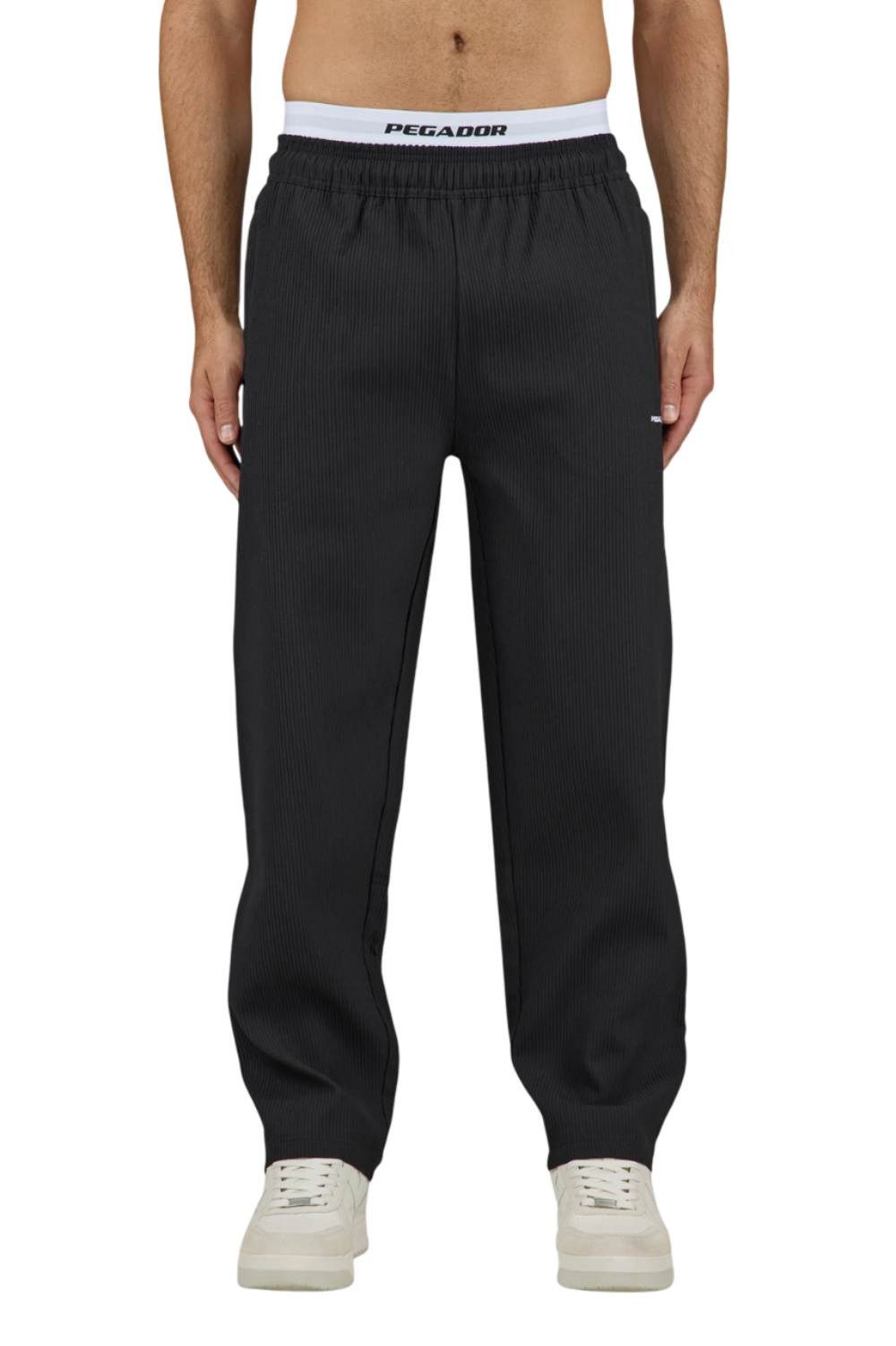 PEGADOR Jogginghose Hose Pegador Troy Plissee Plissee-Optik