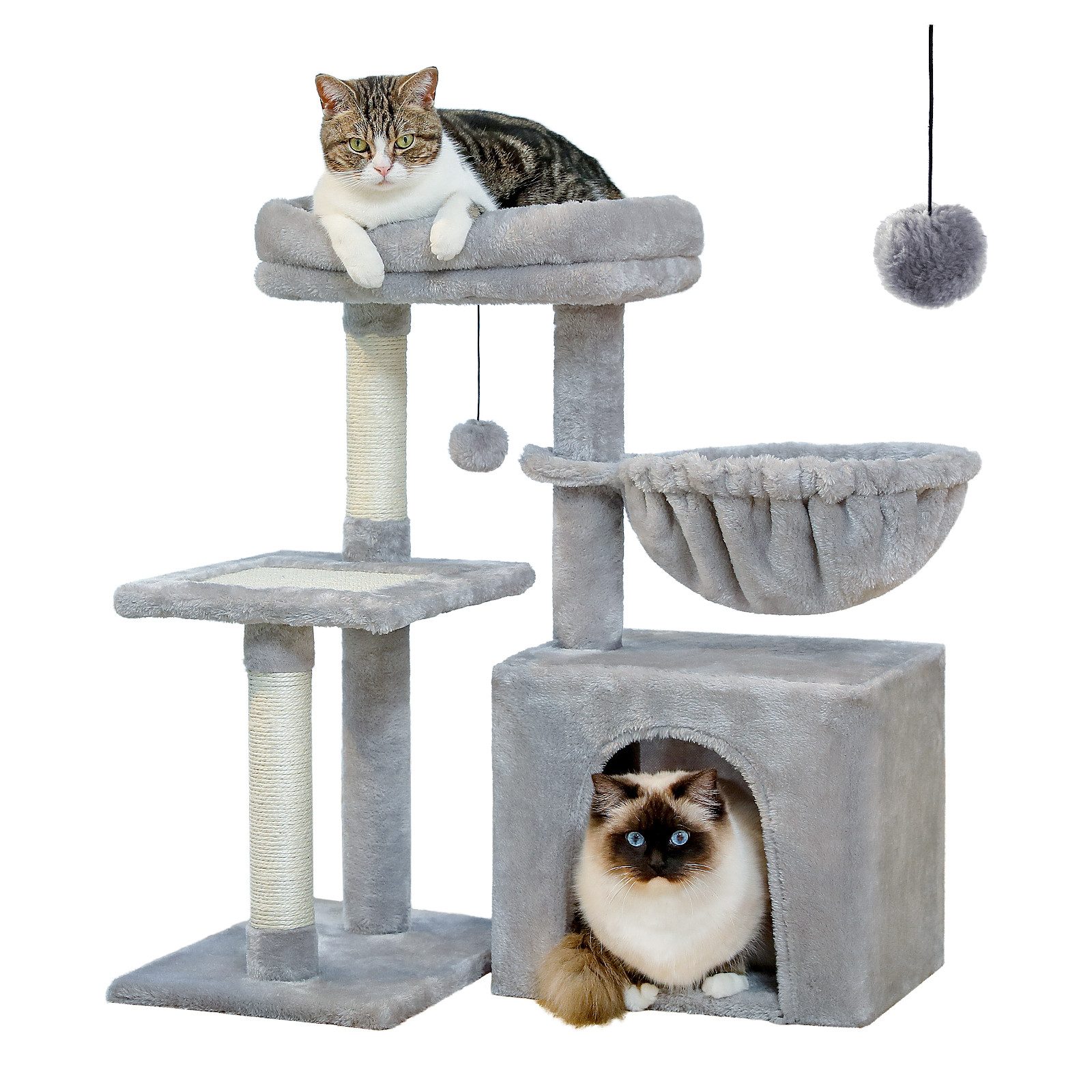 Kratzbaum Kleiner Kratzbaum, 71,8 cm Katzenturm, 2 Arten Katzen Aktivitätsbaum