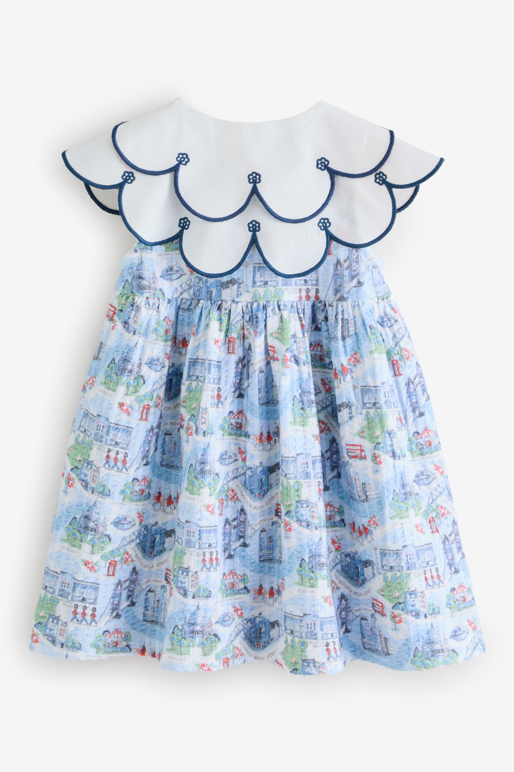 Next Jerseykleid Kleid mit Kragen (1-tlg)