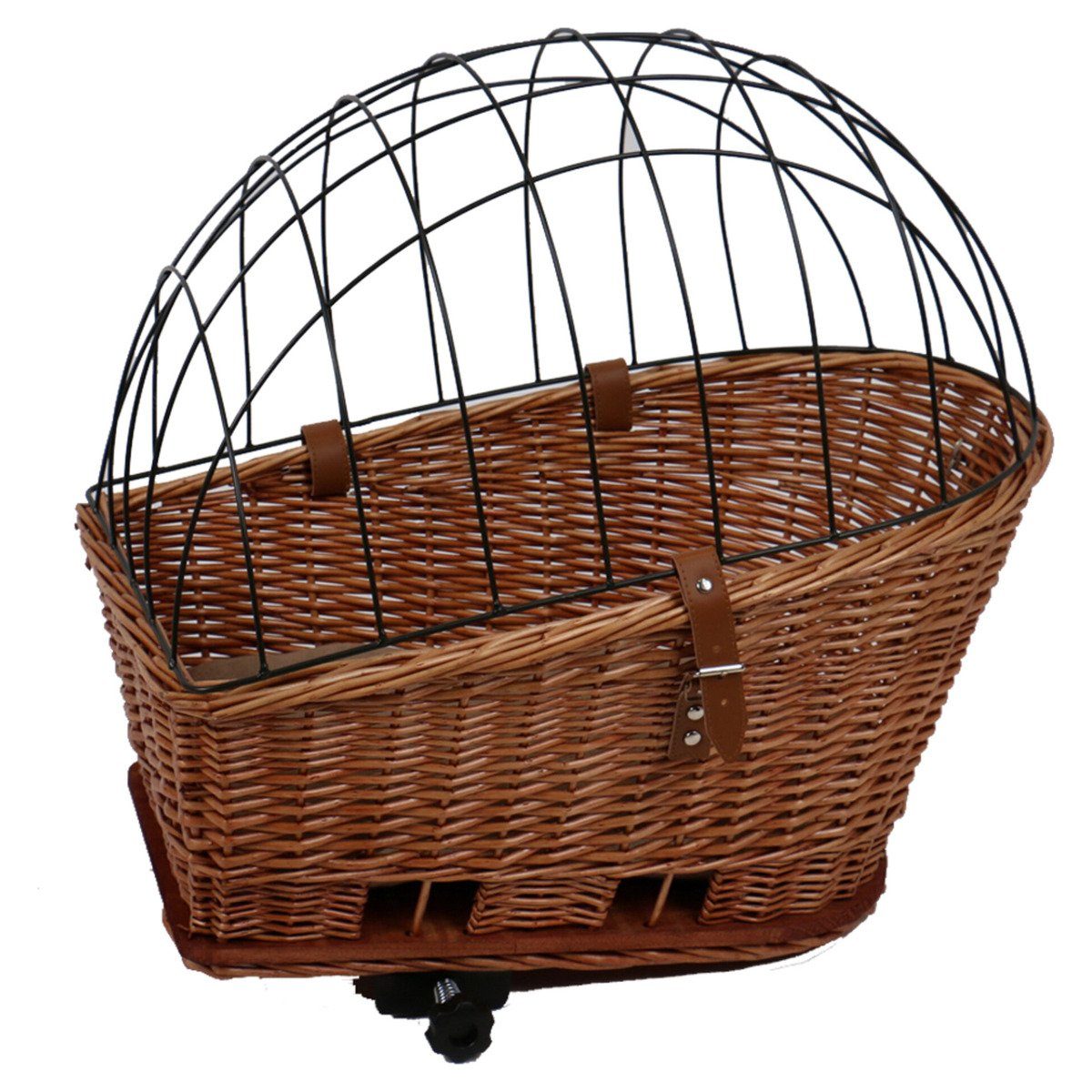 DUVO+ Tierfahrradkorb Weidenfahrradkorb mit Kissen Provence für Hunde günstig online kaufen