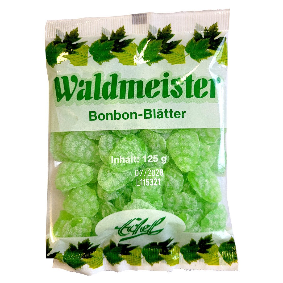 Eduard Edel Süßigkeit, Edel Waldmeister Bonbonblätter mit köstlichem Geschmack 125g