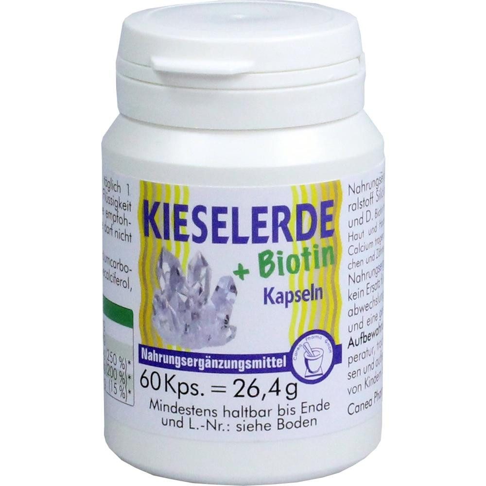 Pharma Peter GmbH KIESELERDE+BIOTIN Kapseln Kapseln, 60 St.