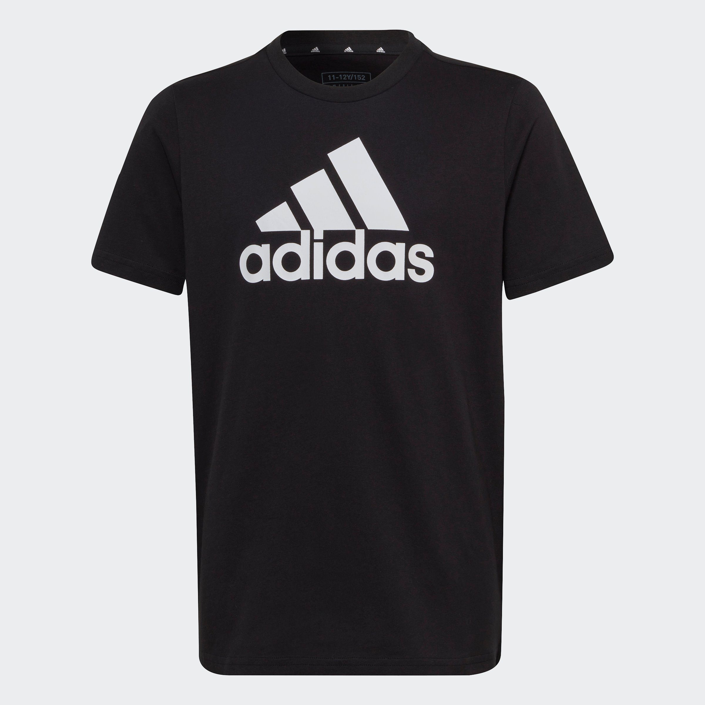 White Sportswear T-Shirt Black / U BL adidas TEE