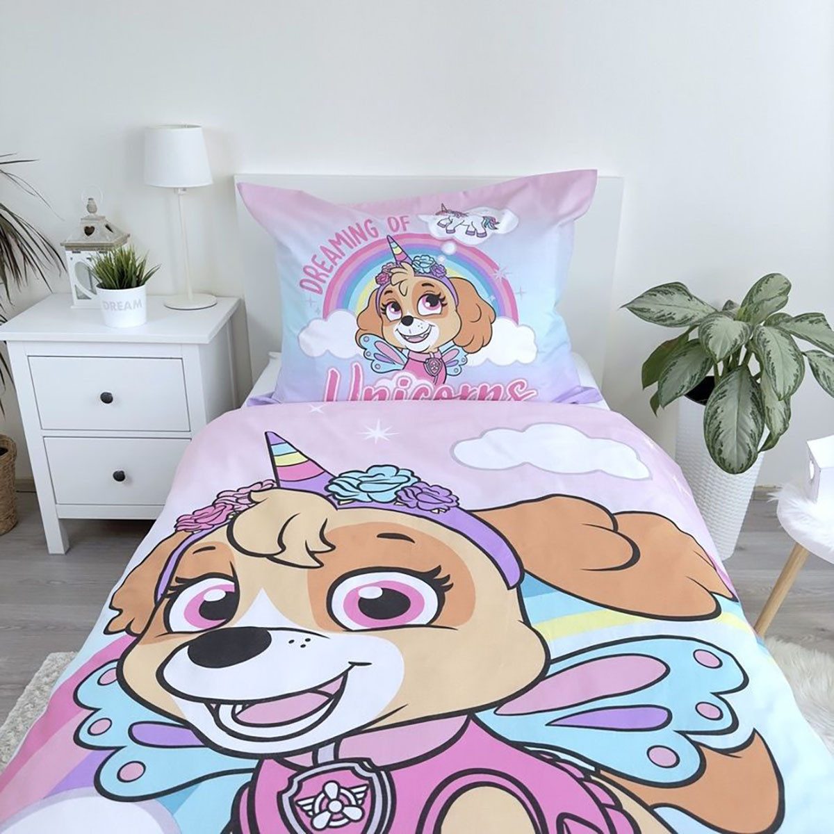 PAW PATROL Kinderbettwäsche Paw Patrol, Renforcé, 2 teilig