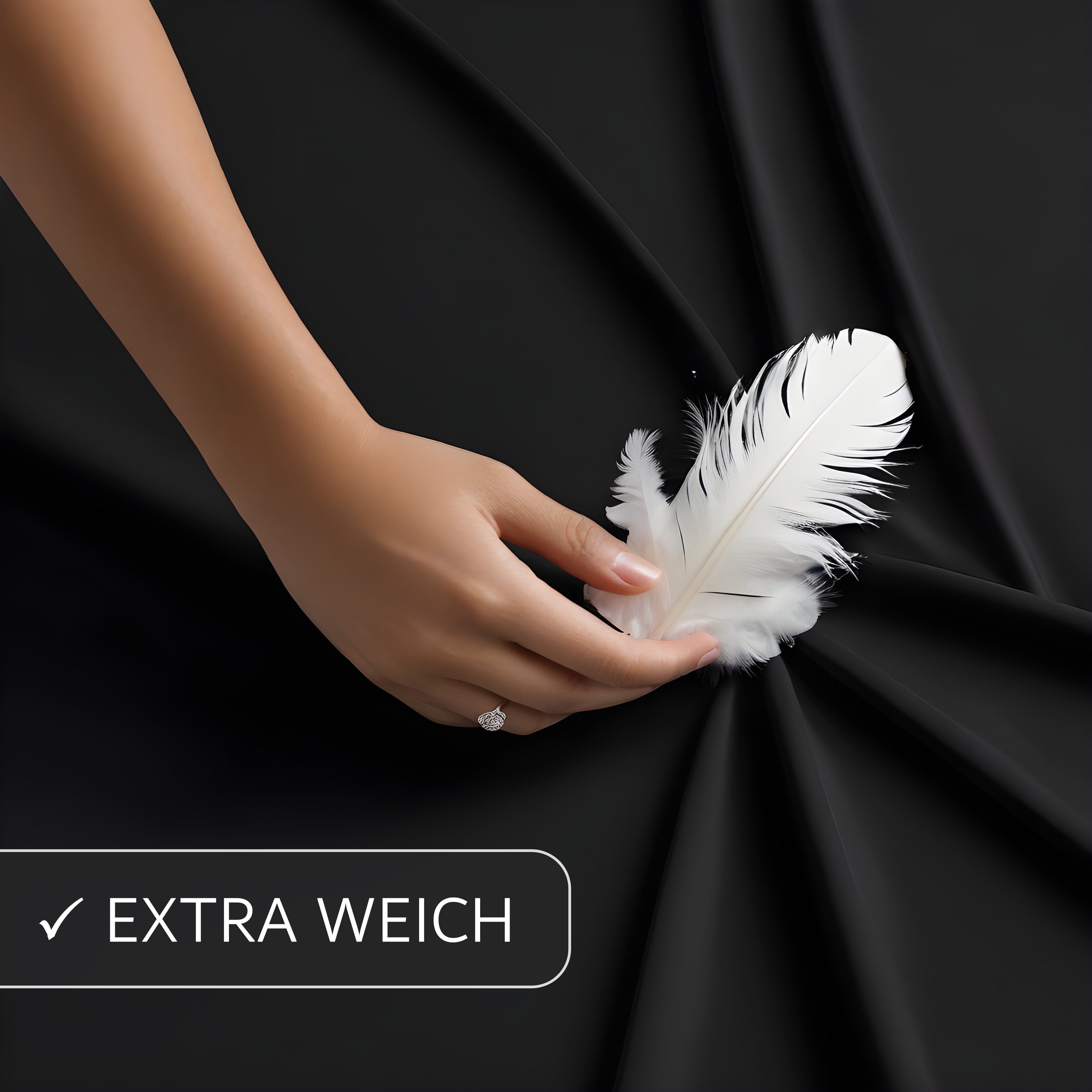 Cozyor Spannbettlaken 2er Set weich 90x190, 90x200, 140x200, 160x200, 180x200, 200x200cm, Mikorfaser weich gebürstet, Gummizug: rundum, (2 Stück), Matratzenhöhe bis 35cm, schwarz Eclipse, Bettlaken mit starkem Gummi