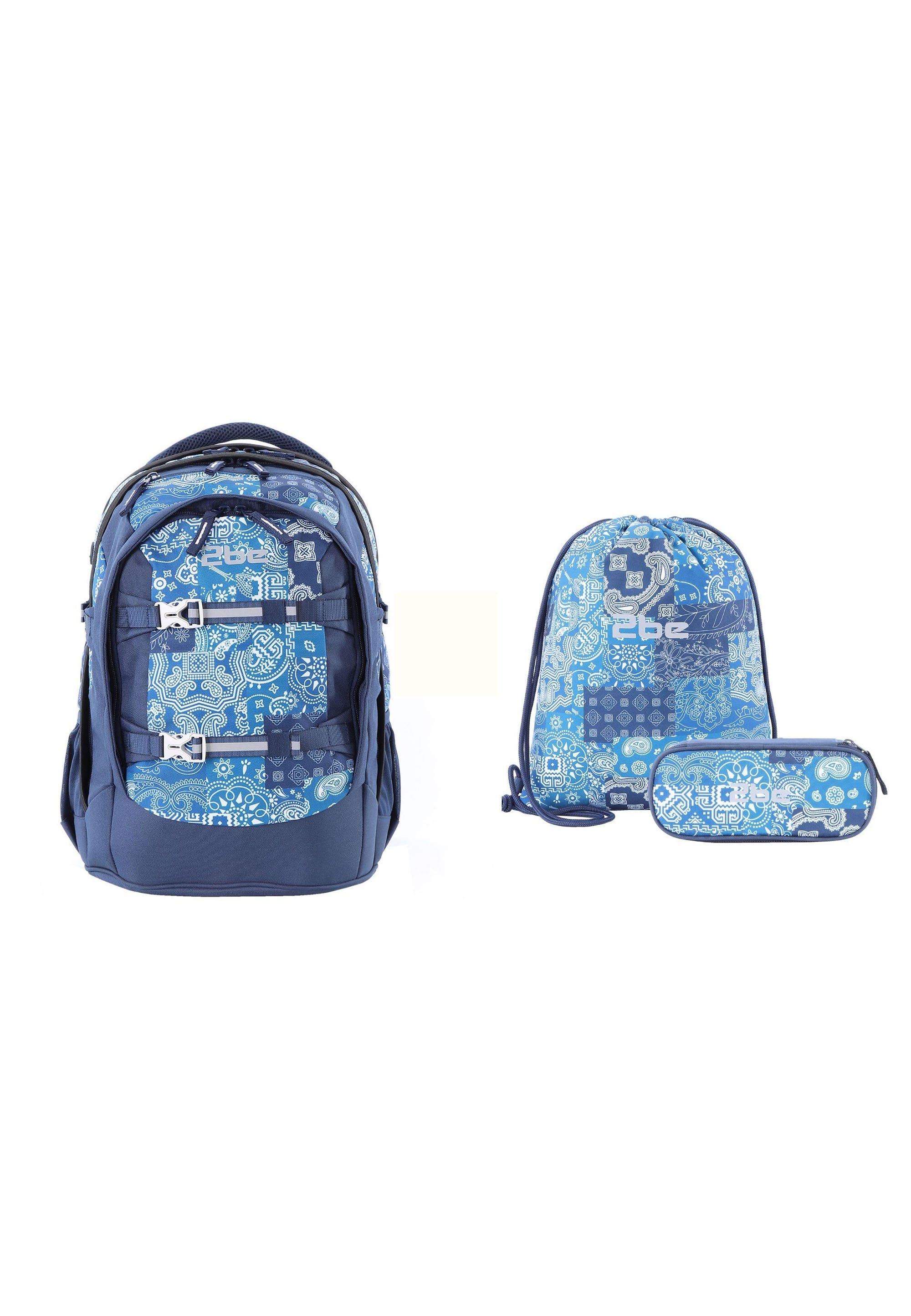 2be Schulrucksack Royal, Set im und Federmäppchen Turnbeutel mit 3er