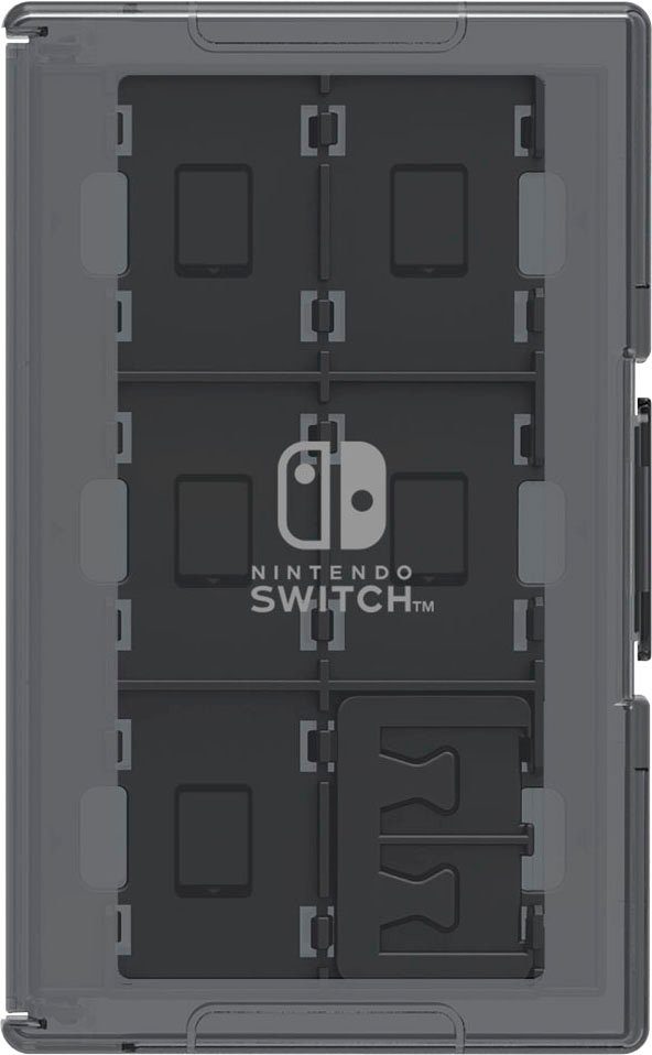 Hori Spielekonsolen-Zubehörset (24) Case schwarz, Switch lizenziert - Card von Nintendo Nintendo Offiziell