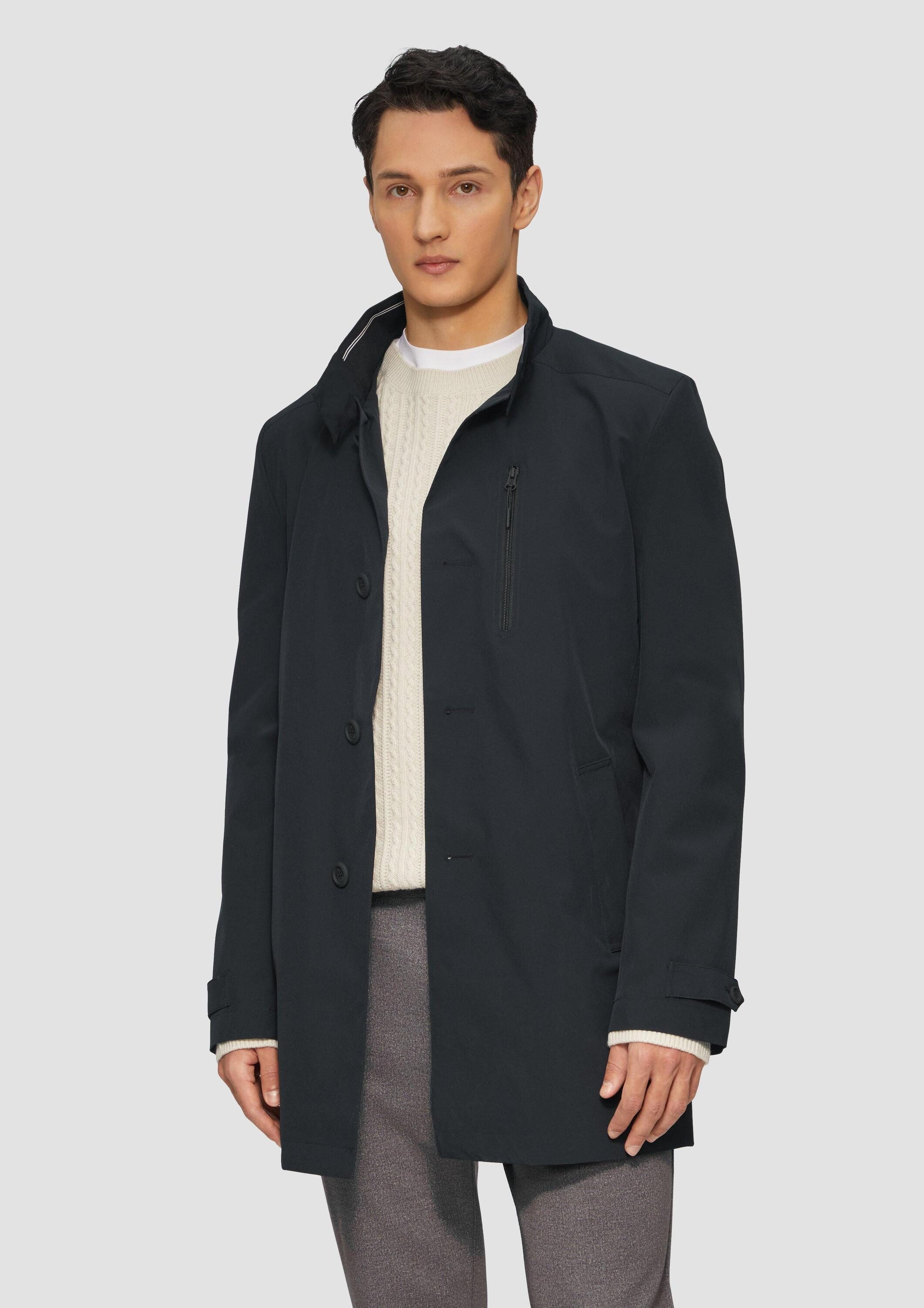 s.Oliver Funktionsmantel Outdoor-Mantel S.OLINEAR Elastischer Mantel mit wasserabweisender Funktion