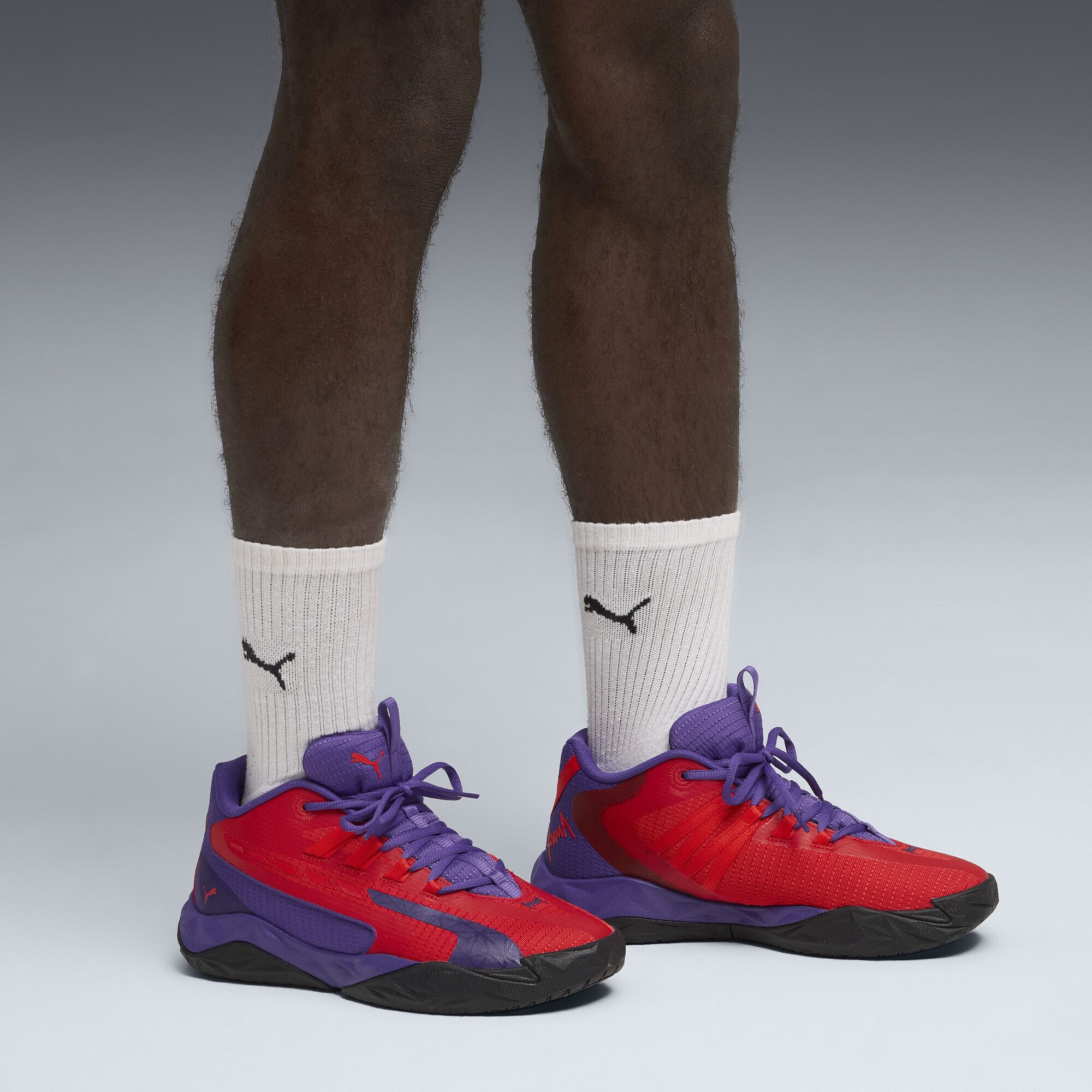 PUMA Dagger 2 Mid Basketballschuhe Erwachsene Basketballschuh