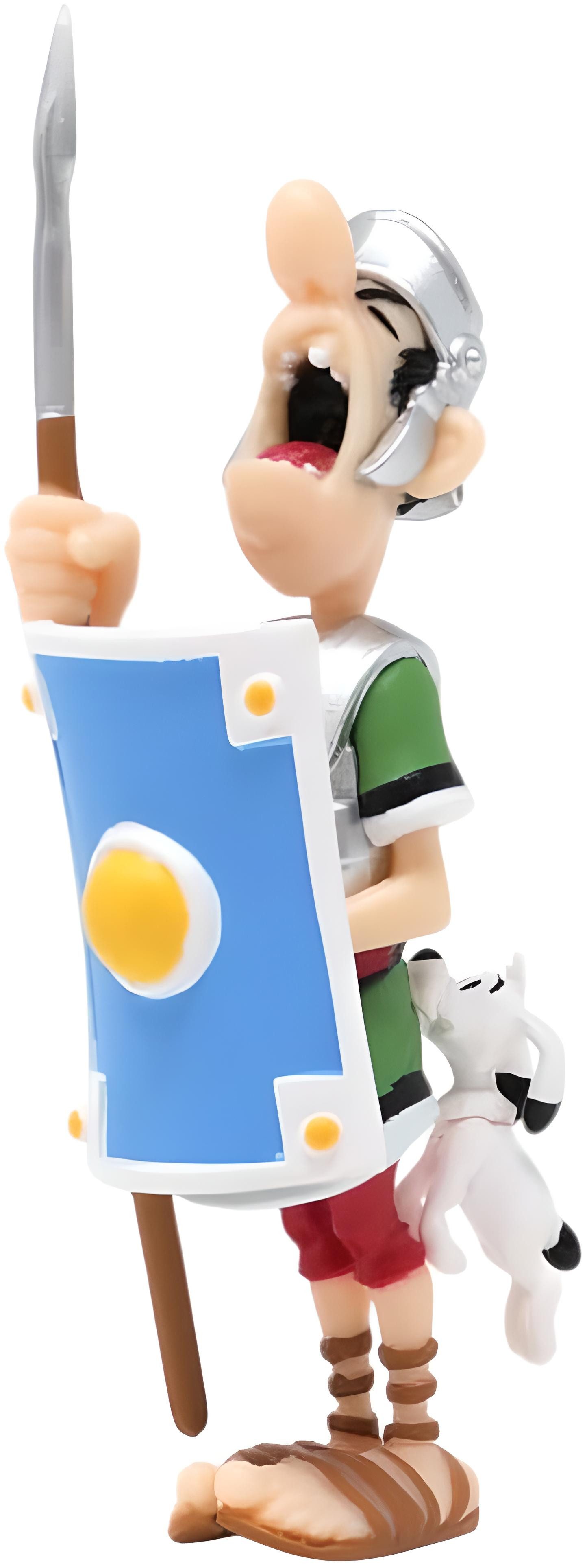 Plastoy Spiel Legionär wird von Idefix gebissen von Plastoy
