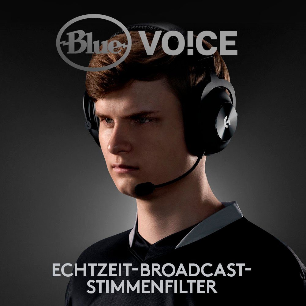 Logitech G PRO X Wireless LIGHTSPEED Over-Ear-Kopfhörer (Rauschunterdrückung)