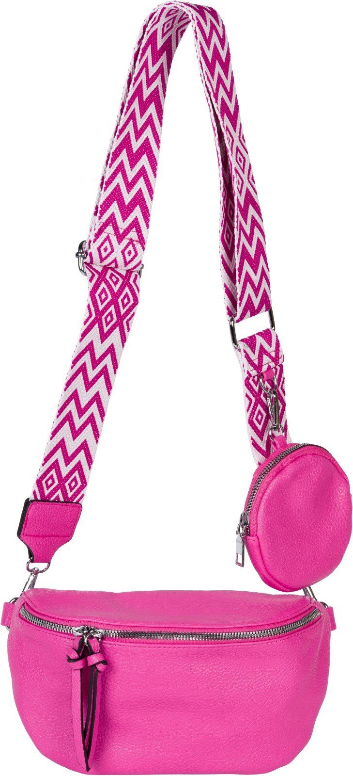 Umhängetasche 2-Teiliges Set Halbmond Crossbody Bag