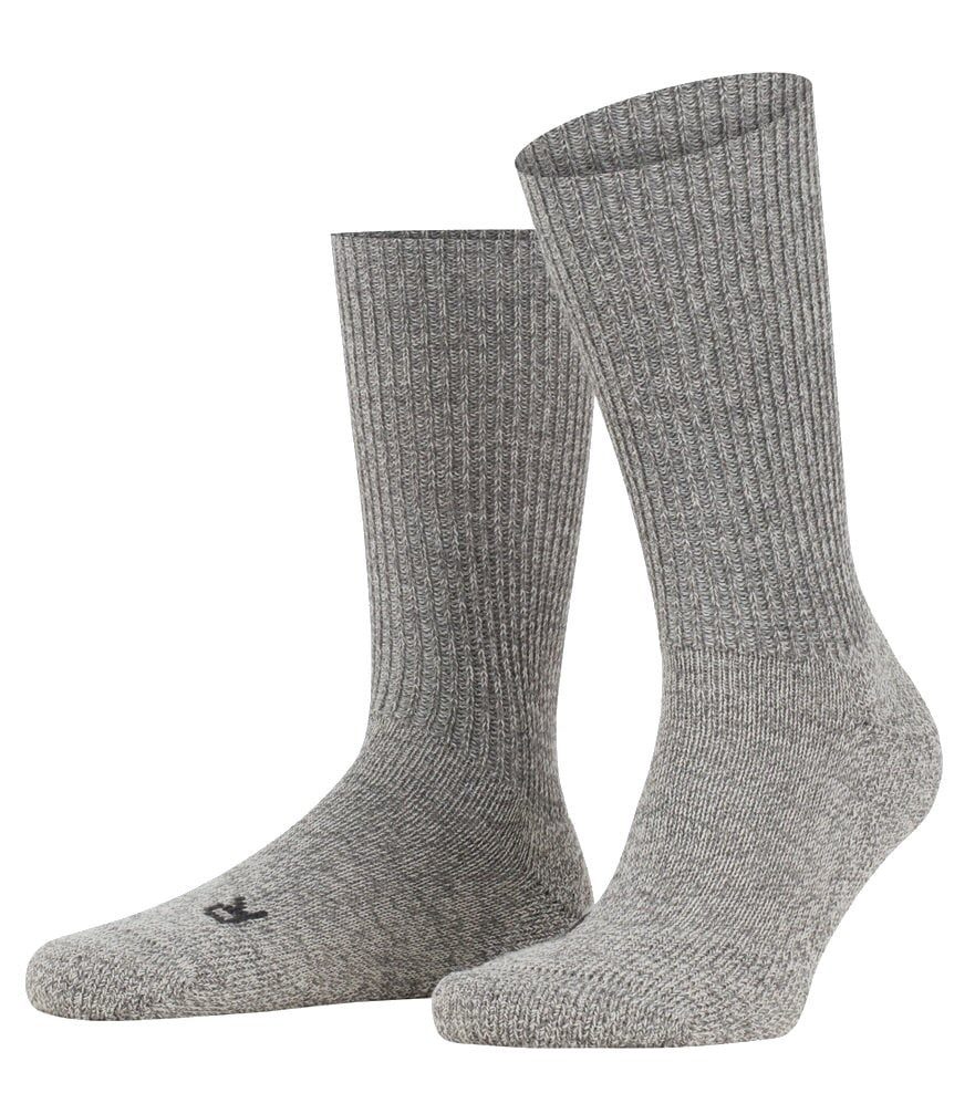 FALKE Wandersocken Crew Walkie Ergo (Trekking, Merinowolle) hellgrau - 1 Paar