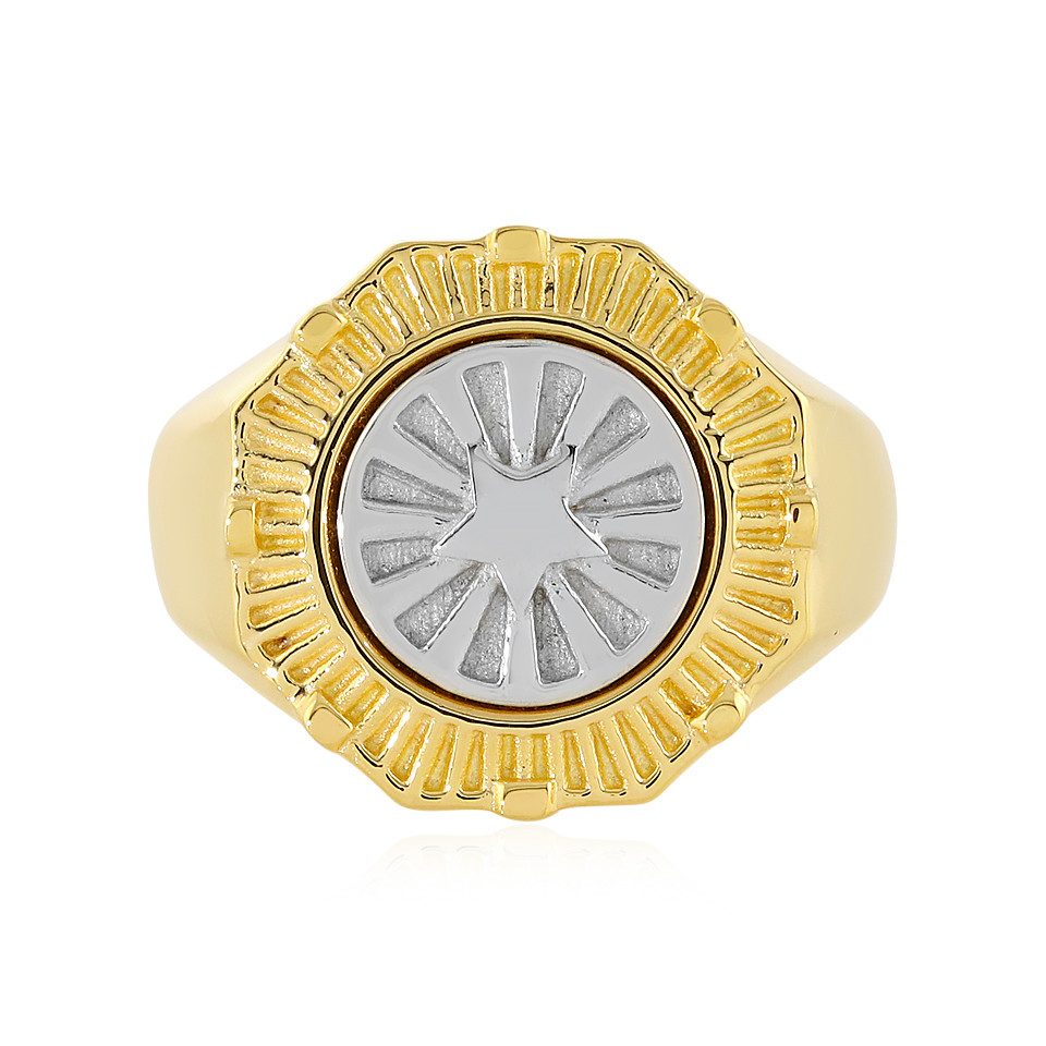 Cavill Silberring Anspruchsvoller 925 Silber vergoldeter günstig online kaufen