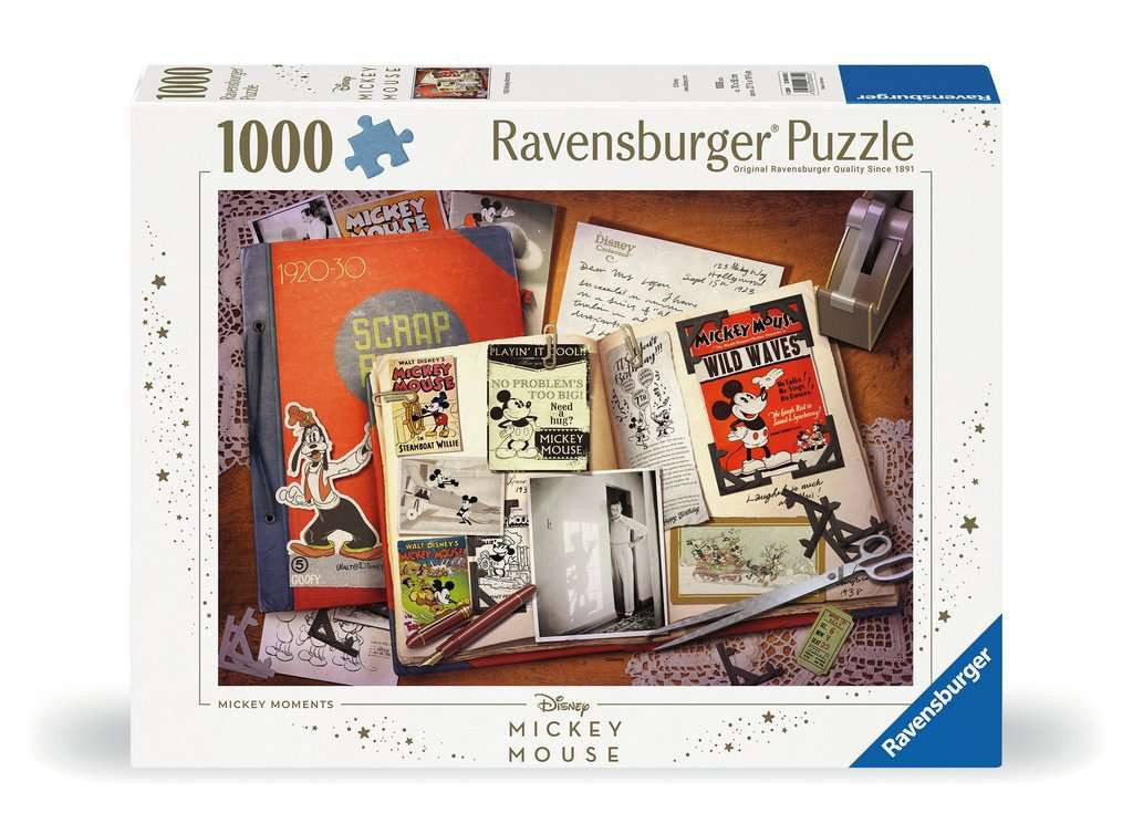 Ravensburger Puzzle Ravensburger, 1930 Mickey Anniversary, 1000 Teile Puzzle, 1000 Puzzleteile