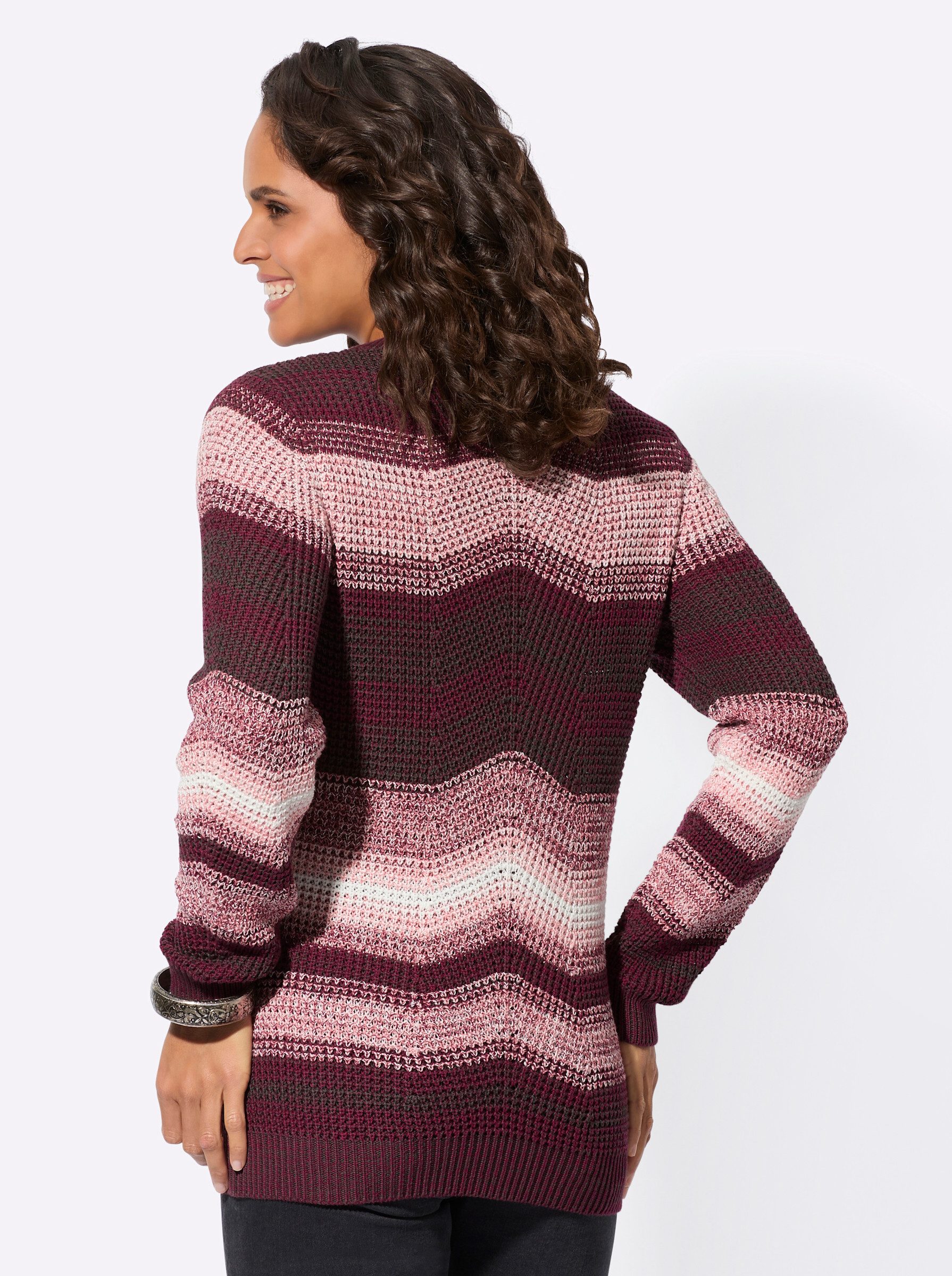 Witt Strickpullover Pullover Langarm Rippoptik günstig online kaufen
